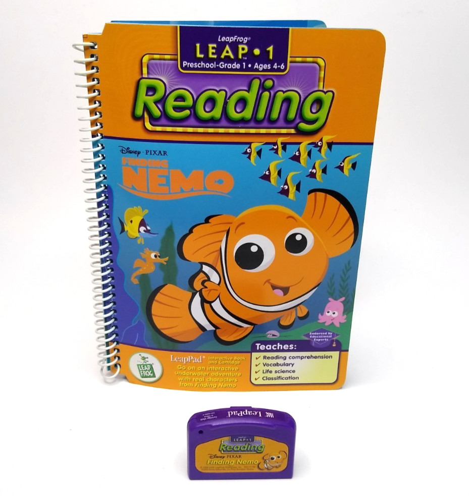 VTG Leap Frog Pink Pad Learning System Reader, 12 Cartridges, 11 Books, Backpack