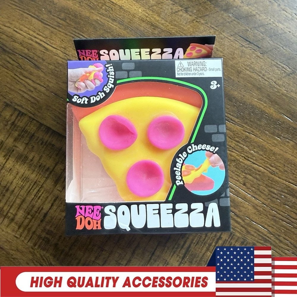 Squeezza Pizza Brand New Rare Stress Toy Fidget Toy pizza JQ