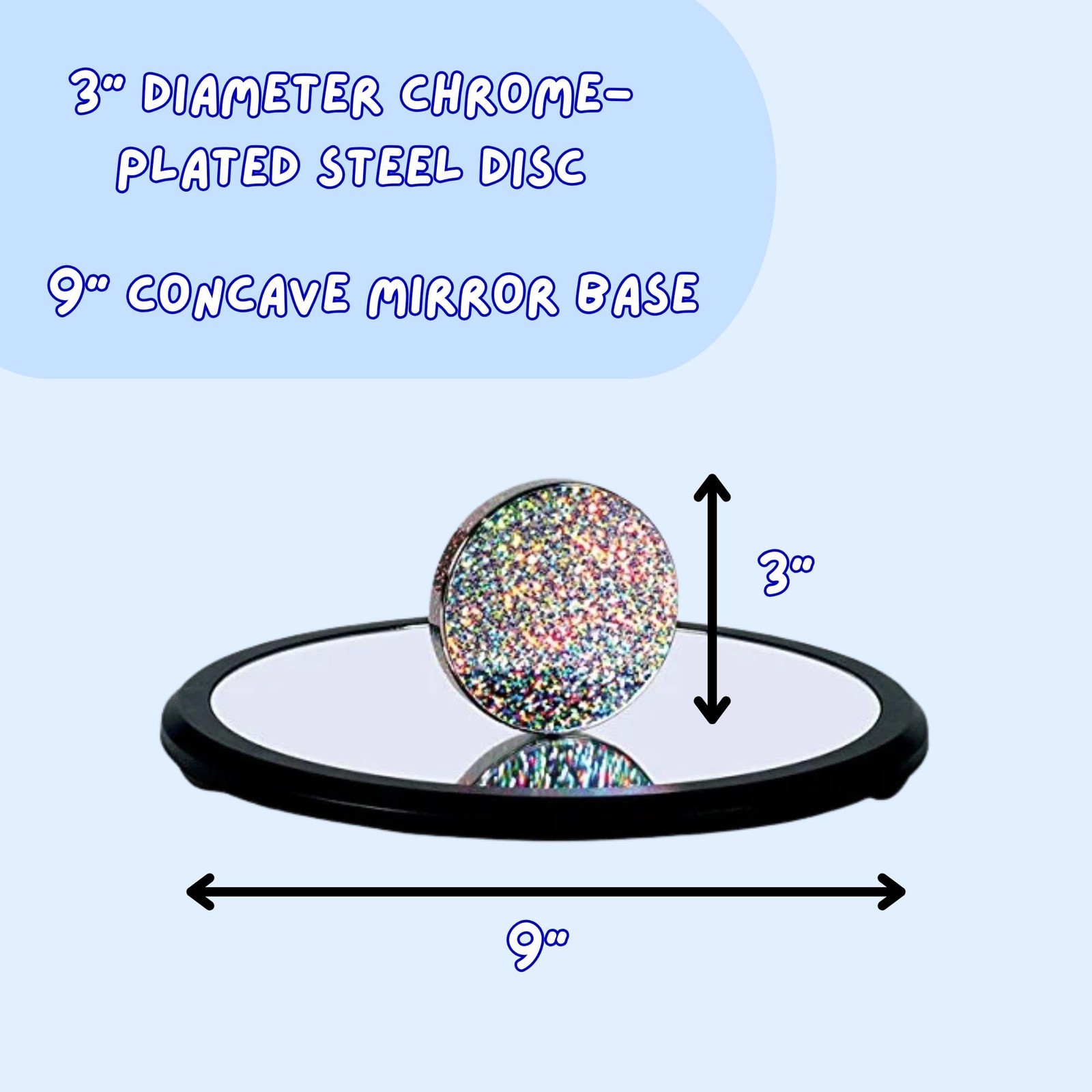 Toysmith Euler’s Disk – Create A Hypnotic Display of Compact, Multi-colored