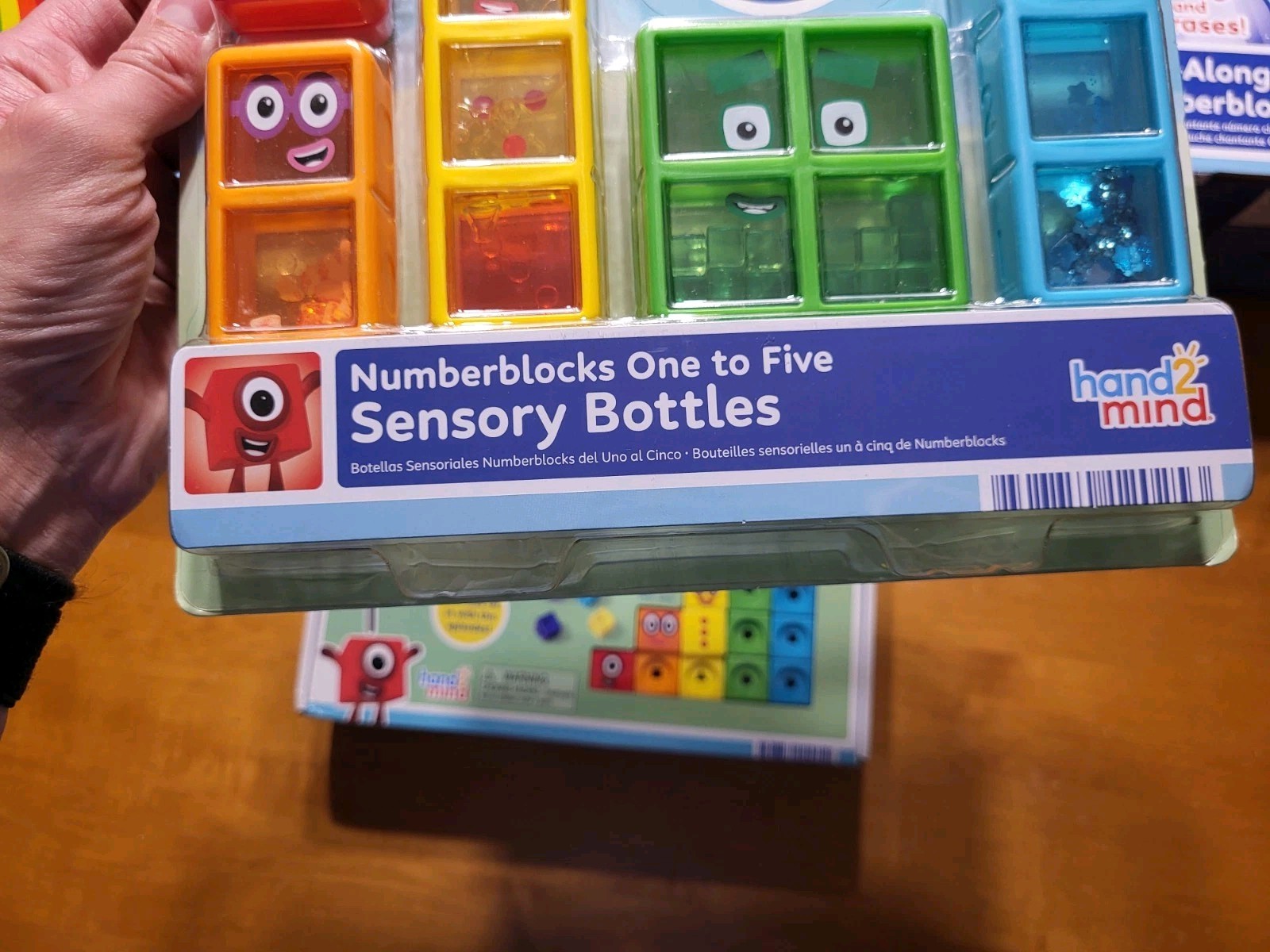 Number Blocks Sensory Bottles One to Five Numberblocks Counting Toy hand2mind