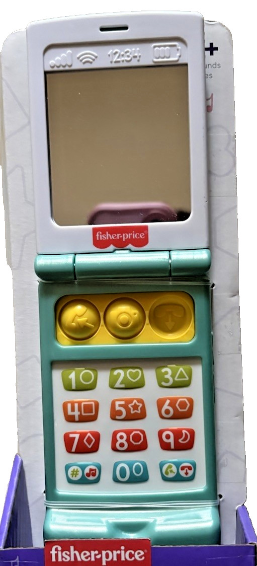 Fisher-Price Baby Toy Flip Phone Laugh & Learn NEW 6m+
