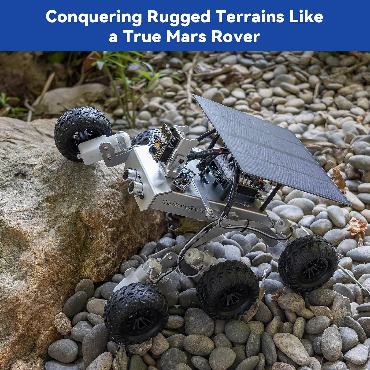 Galaxyrvr Mars Rover Kit, Smart Video Robot Car Kit Compatible with Arduino Uno