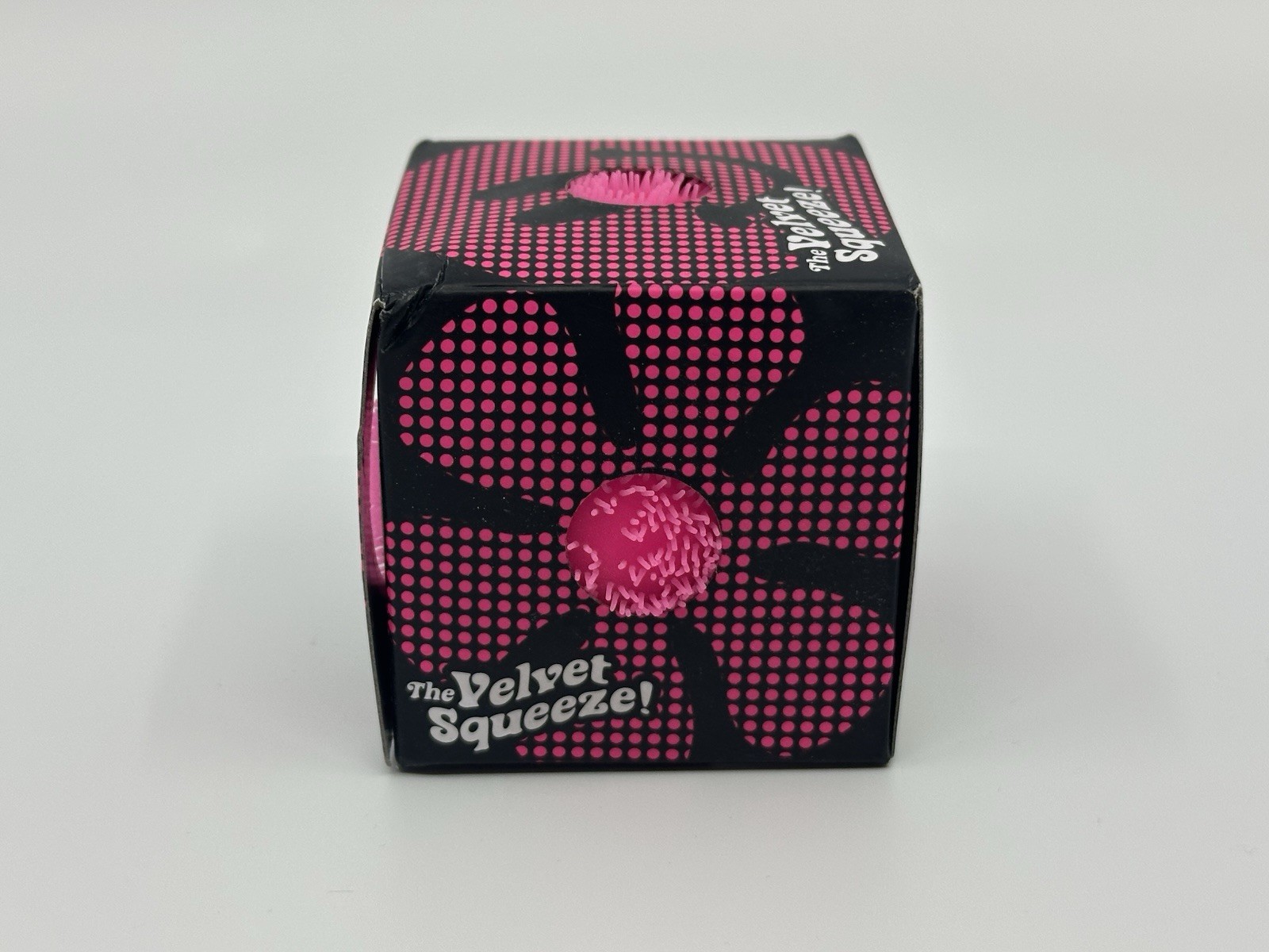 Pink Needoh FUZZ BALL Flower Power Nee Doh Squishy NEE-DOH Fuzzball AUTHENTIC
