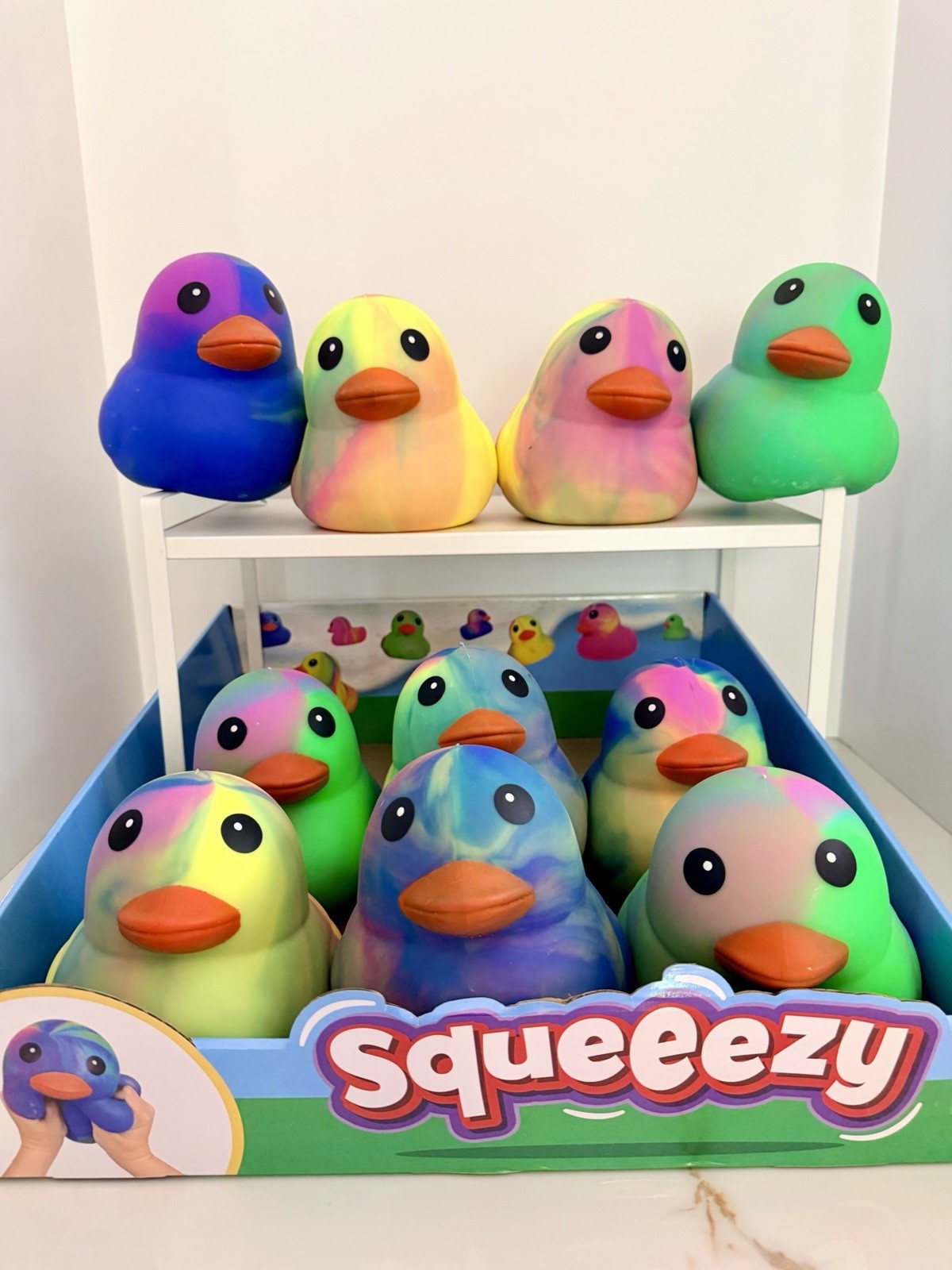 TikTok Viral Toymendous Jumbo Squeeezy PEACH Squishy Sensory Toy