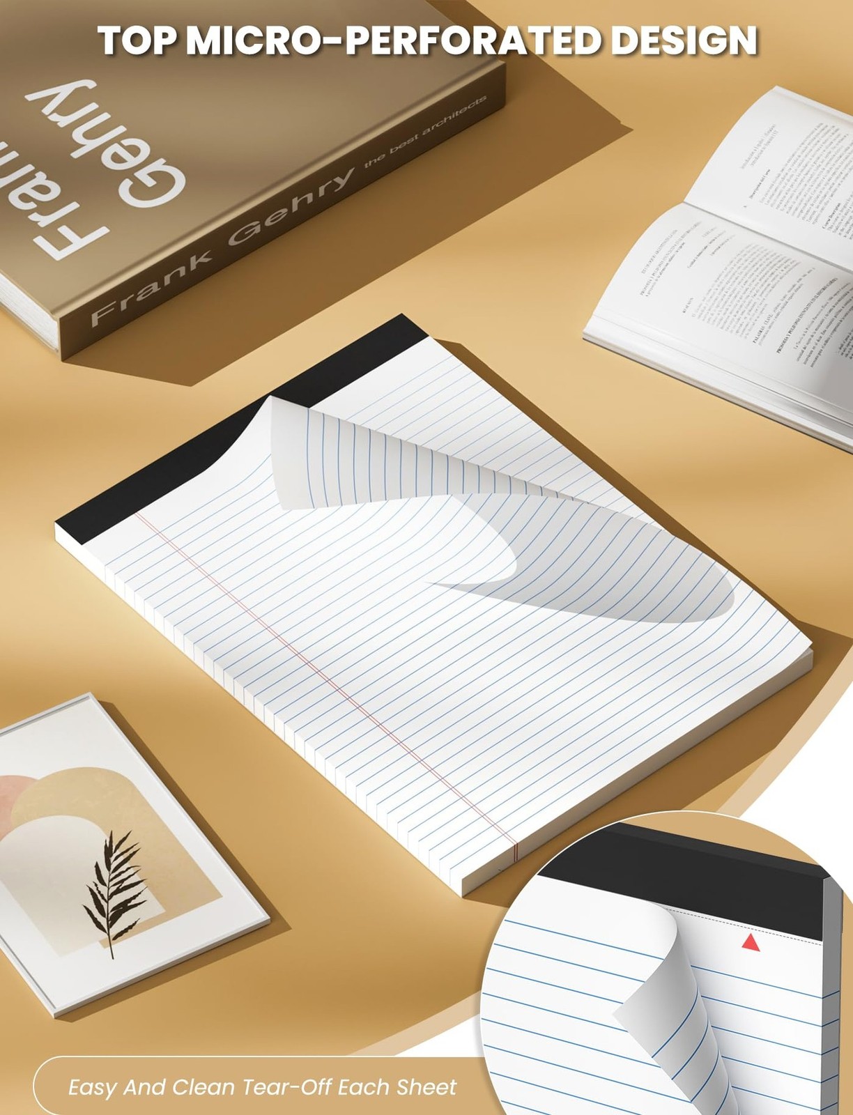 12 Pack White Legal Pads 8.5 x 11 College Ruled, 30 Sheets Per Note Pads 8.5 …