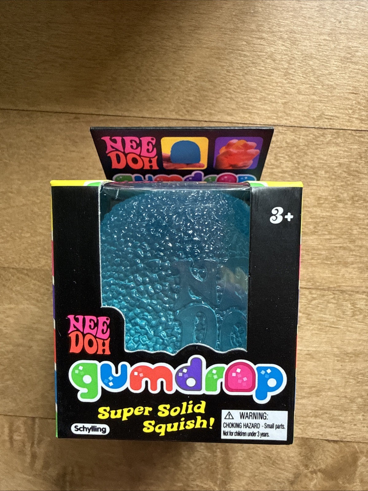 Needoh Gum Drop BLUE Squishy Fidget Ball Viral Tiktok Trend Gumdrop New In Box