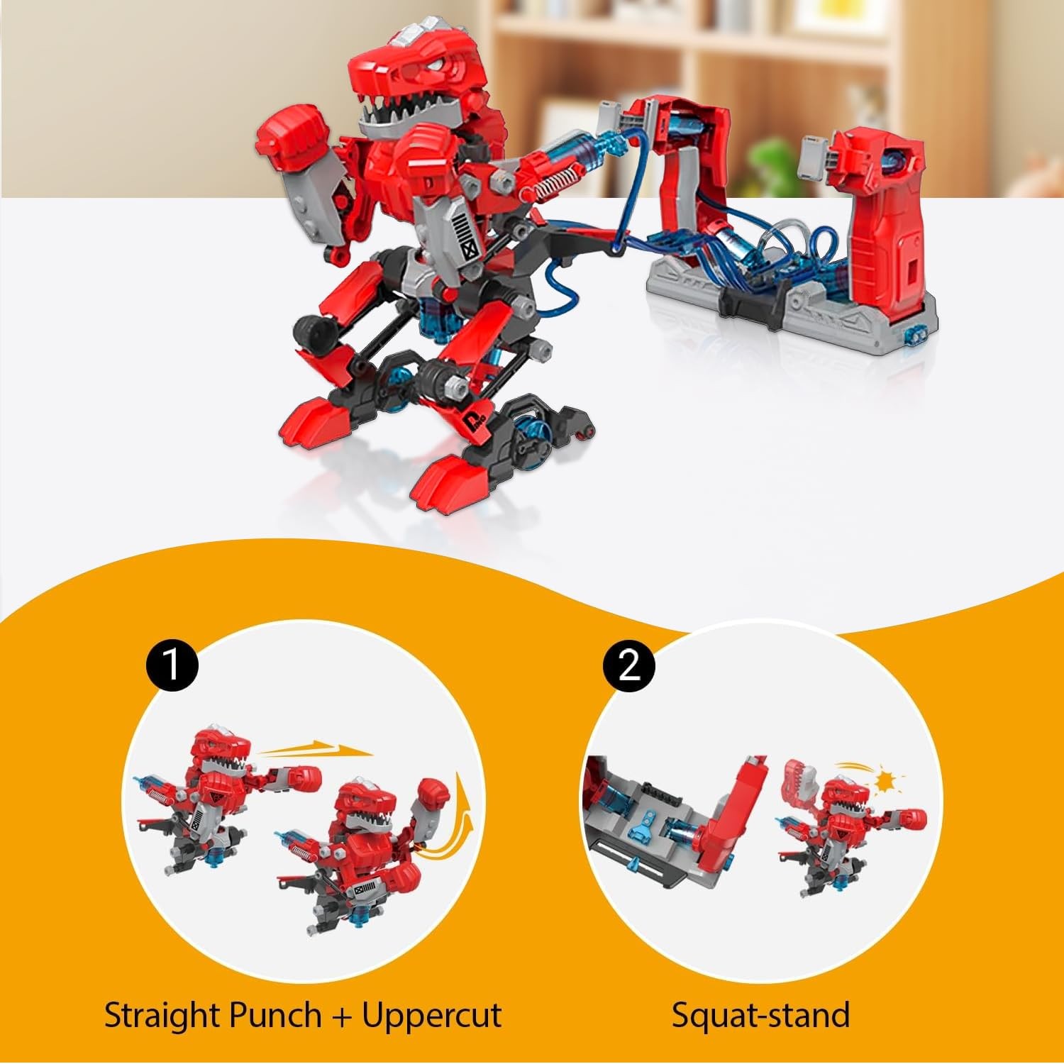Ritehold Hydraulic Boxing Bots Stem Robot Building Kit 2 Hydraulic Powered