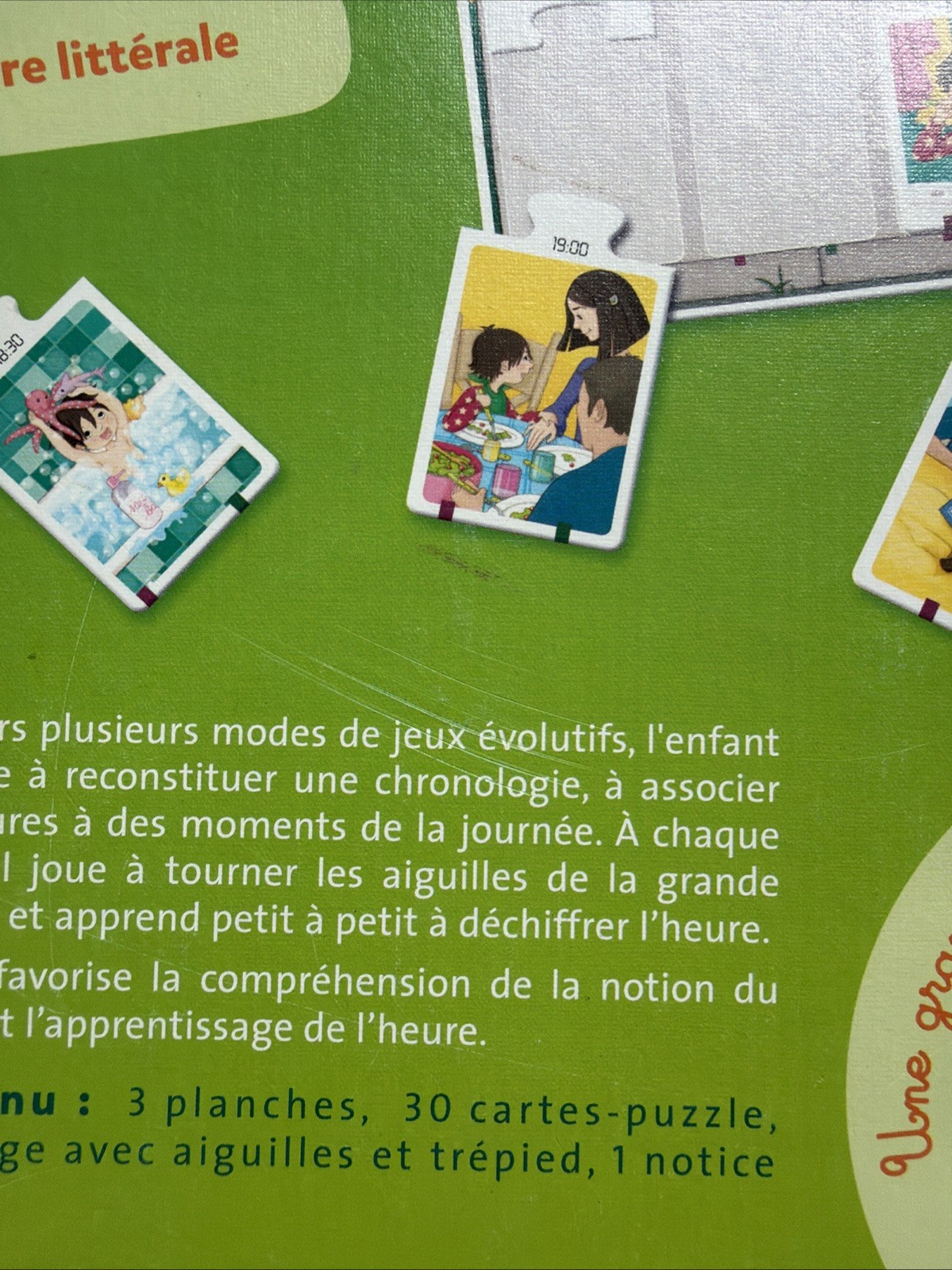 Ravensburger – Educational game – Time / L’heure – Learning game in french