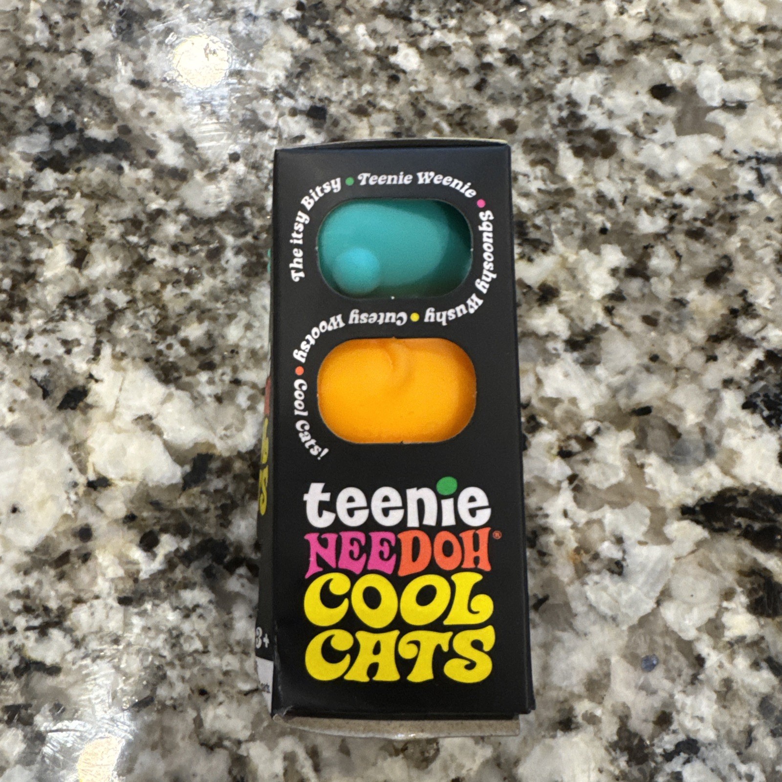 NeeDoh Teenie Cool Cats Stress Toys 3-Pack Nee Doh Authentic