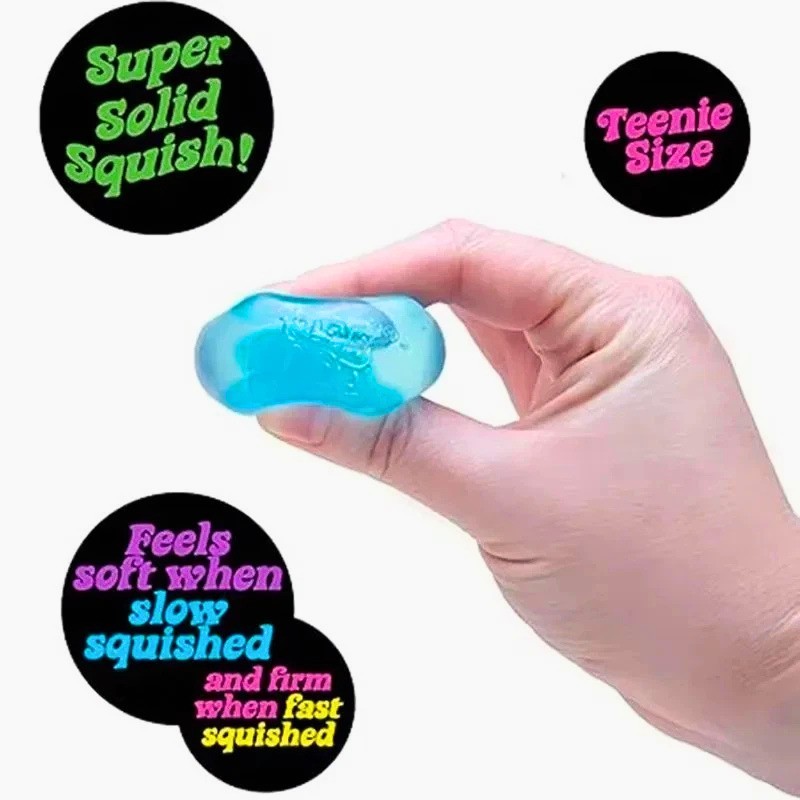 Needoh Nice Ice Baby 4 Pack Mini Cubes Squishy Stress Fidget Toy Authentic