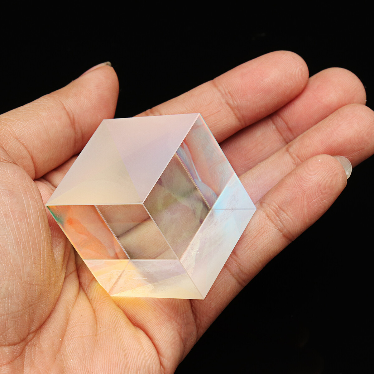 35mm Beam Combiner Light Splitter Dichroic Mirror Lens Cube Prism Optical Glass