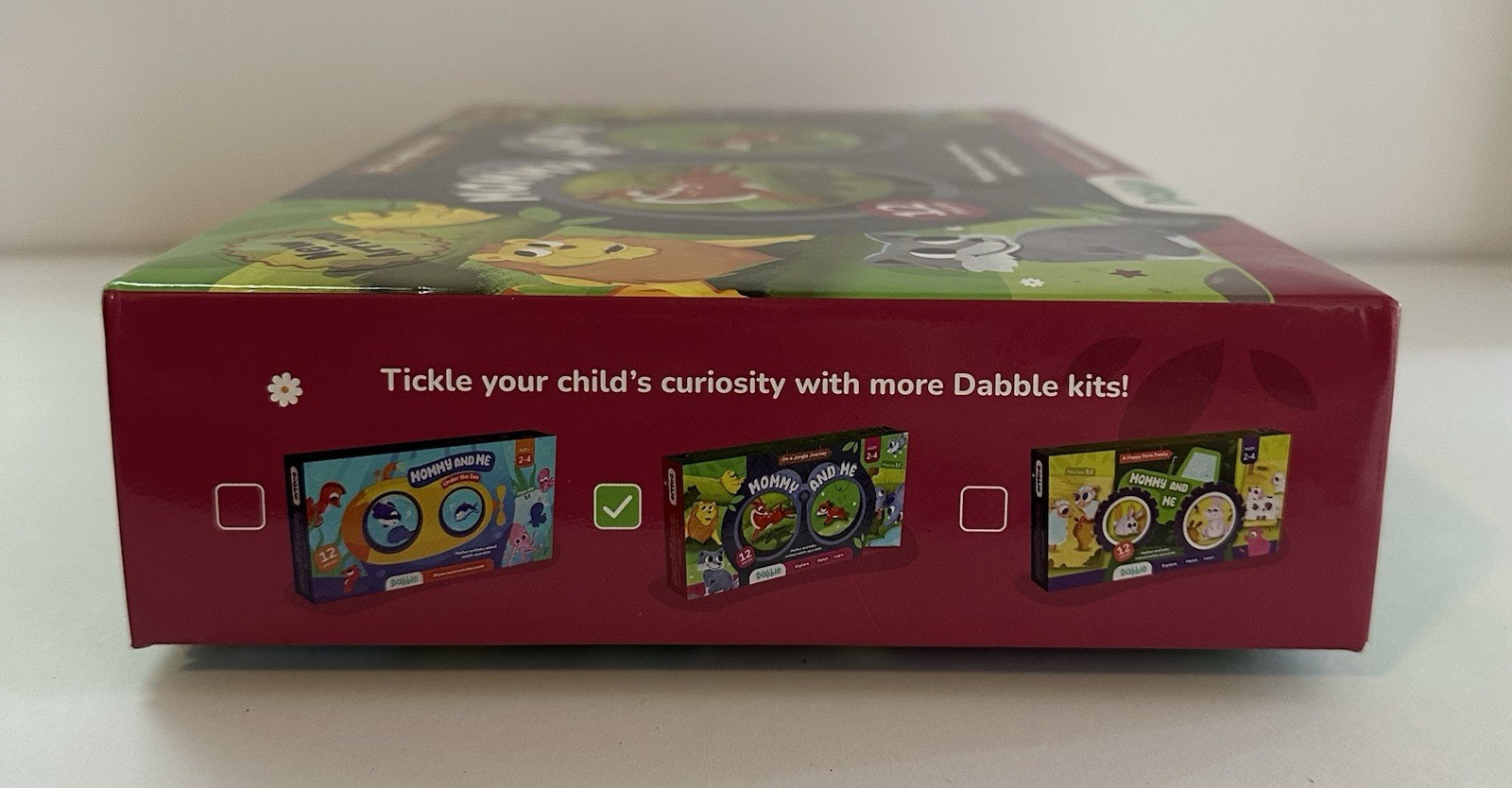 Dabble Mommy and Me Animal Match Up Puzzle Ages 2-4 12 Piece Educational NIP