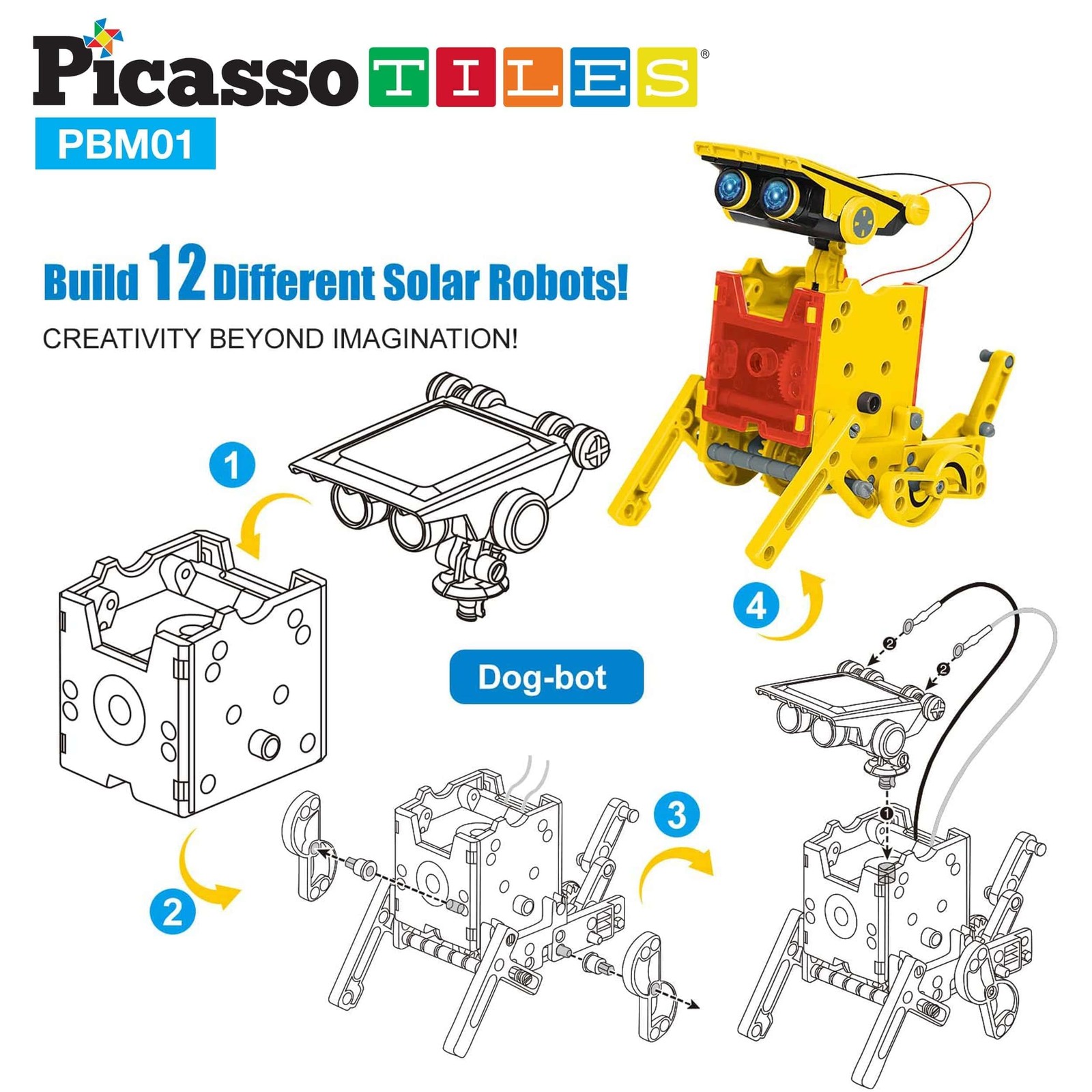12 in 1 Solar Power Robot Educational STEM Kit for Kids Aged 8 and Up