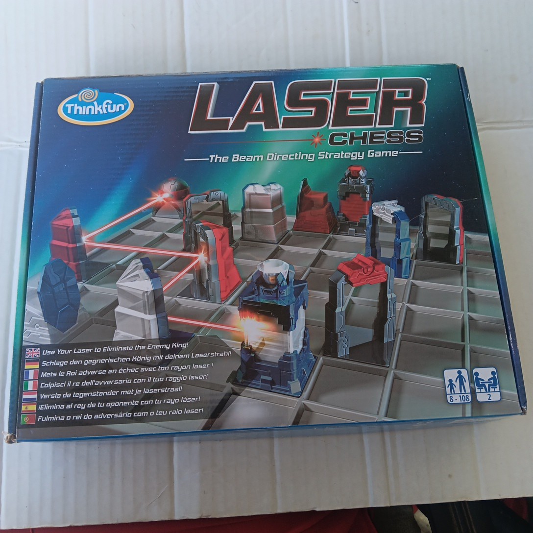 ThinkFun Laser Chess Two Player Strategy Beam Directing Game Toy – Complete