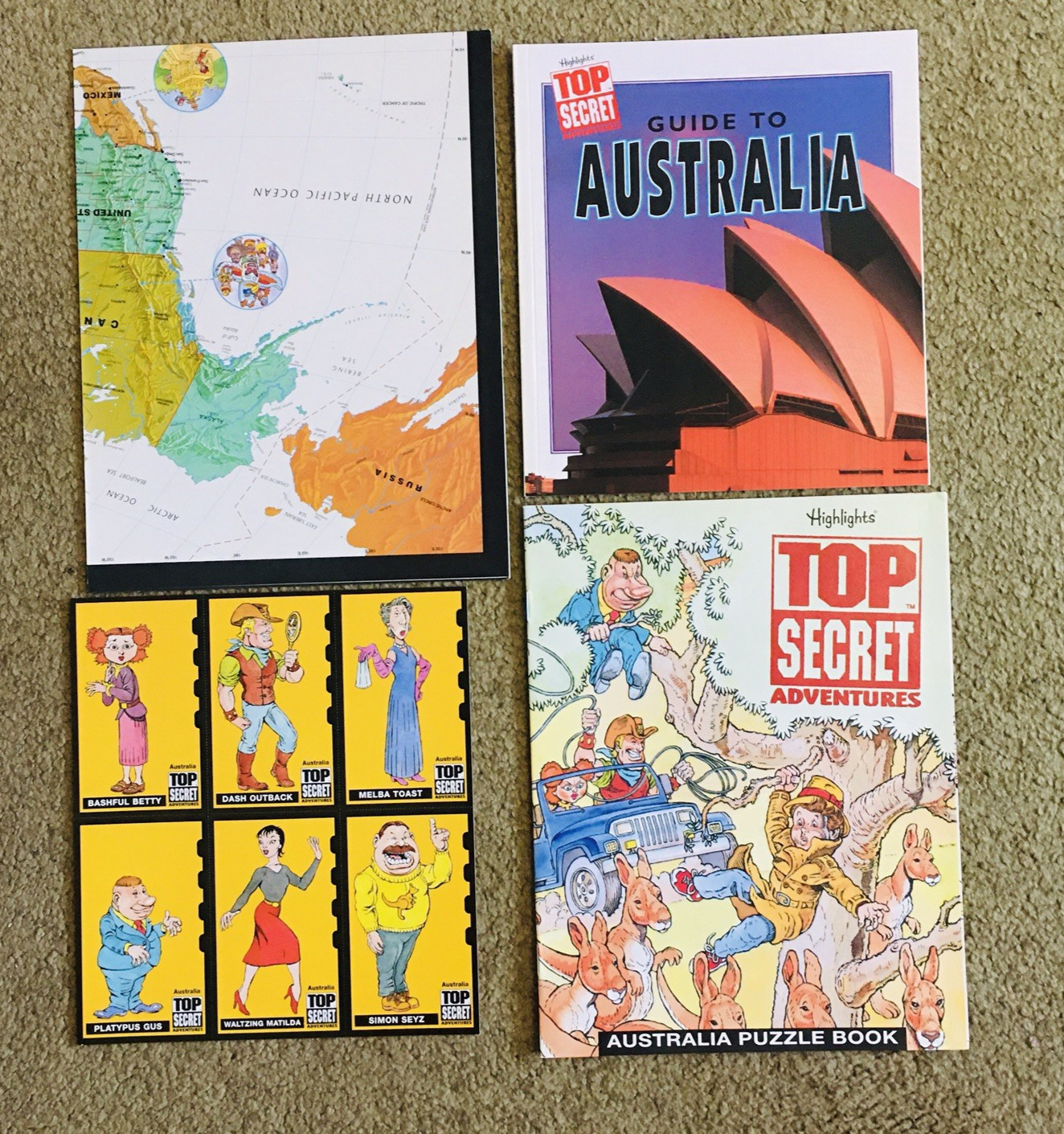 Lot 3 Highlights Top Secret Adventures Game China Rio Australia Home Schooling