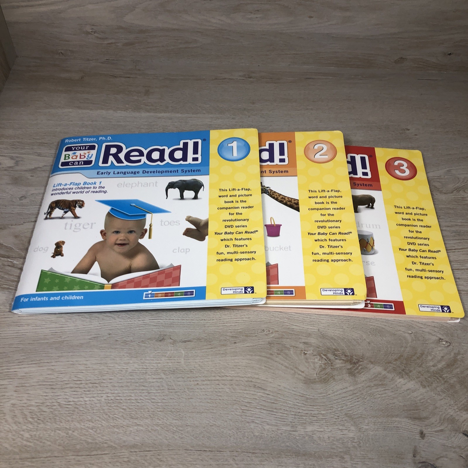 YOUR BABY CAN READ Robert Titzer Early Language Development System+Bonus Books