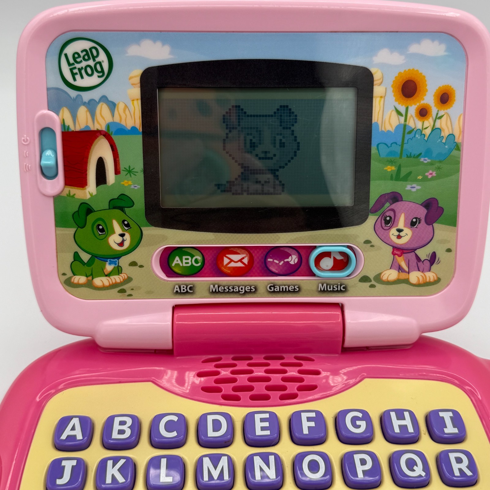 LeapFrog My Own Leaptop Pink Learning Laptop 2-in-1 Tested Works Kids Toy