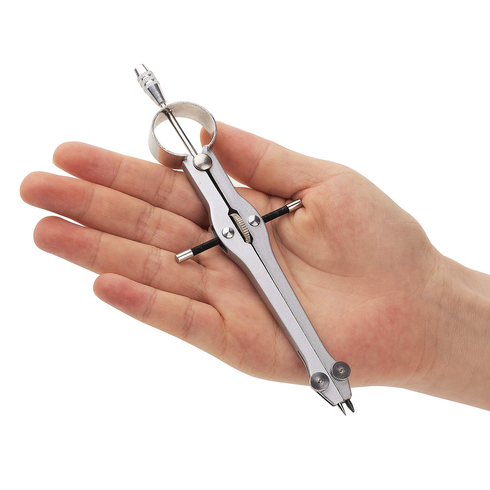 Mr. Pen- Professional Compass for Geometry, Extra 1 Count (Pack of 1), Silver