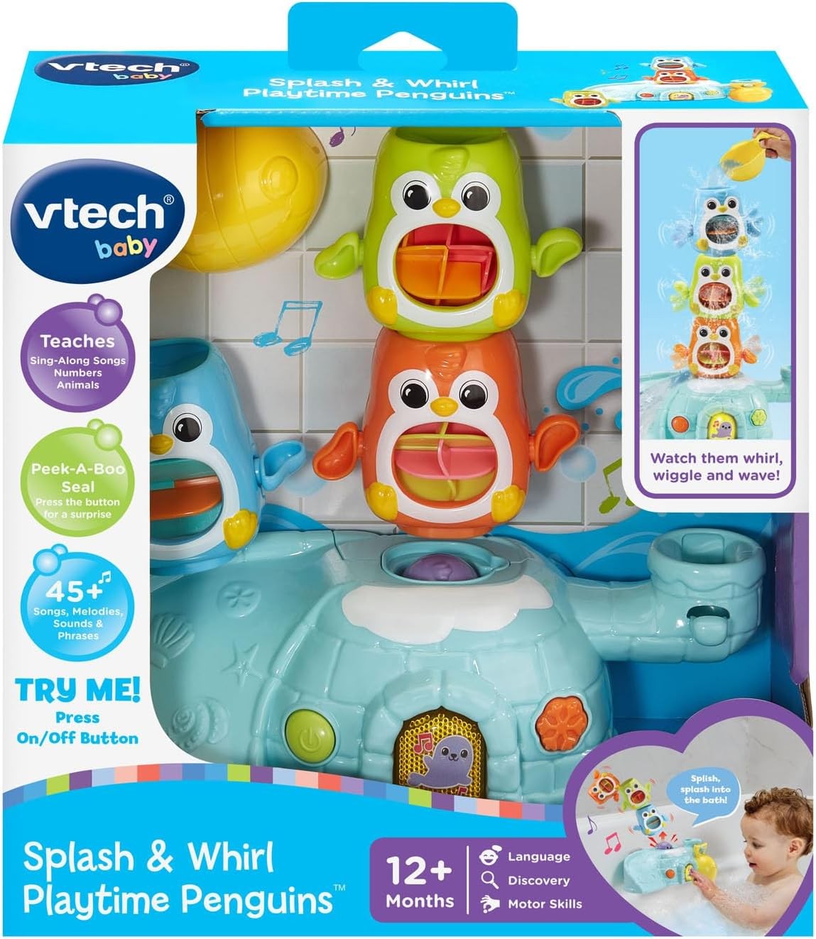 VTech Splash & Whirl Playtime Penguins (English Version)