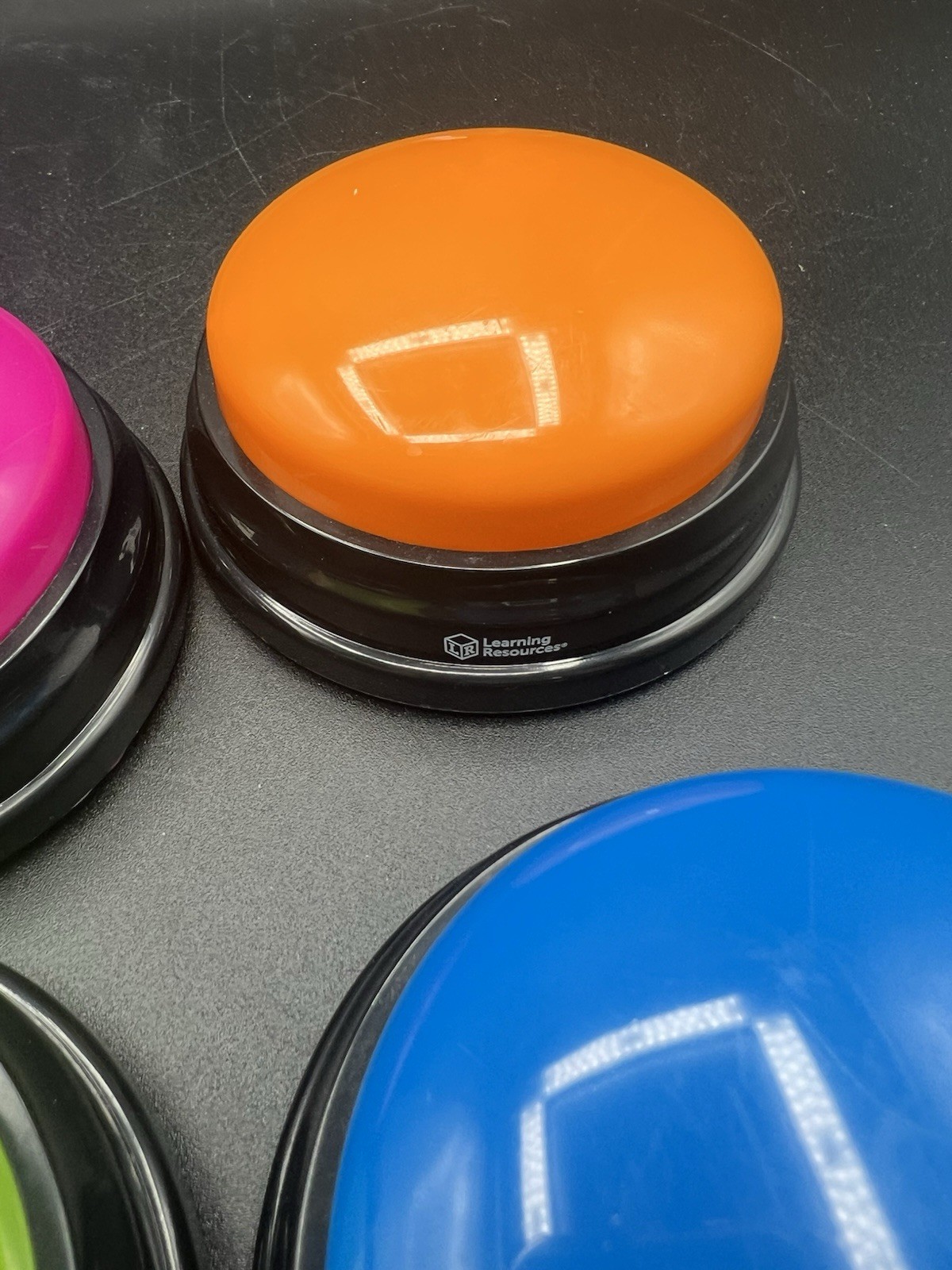 Recordable Answer Buzzers Learning Resources, Talking Button Set of 4