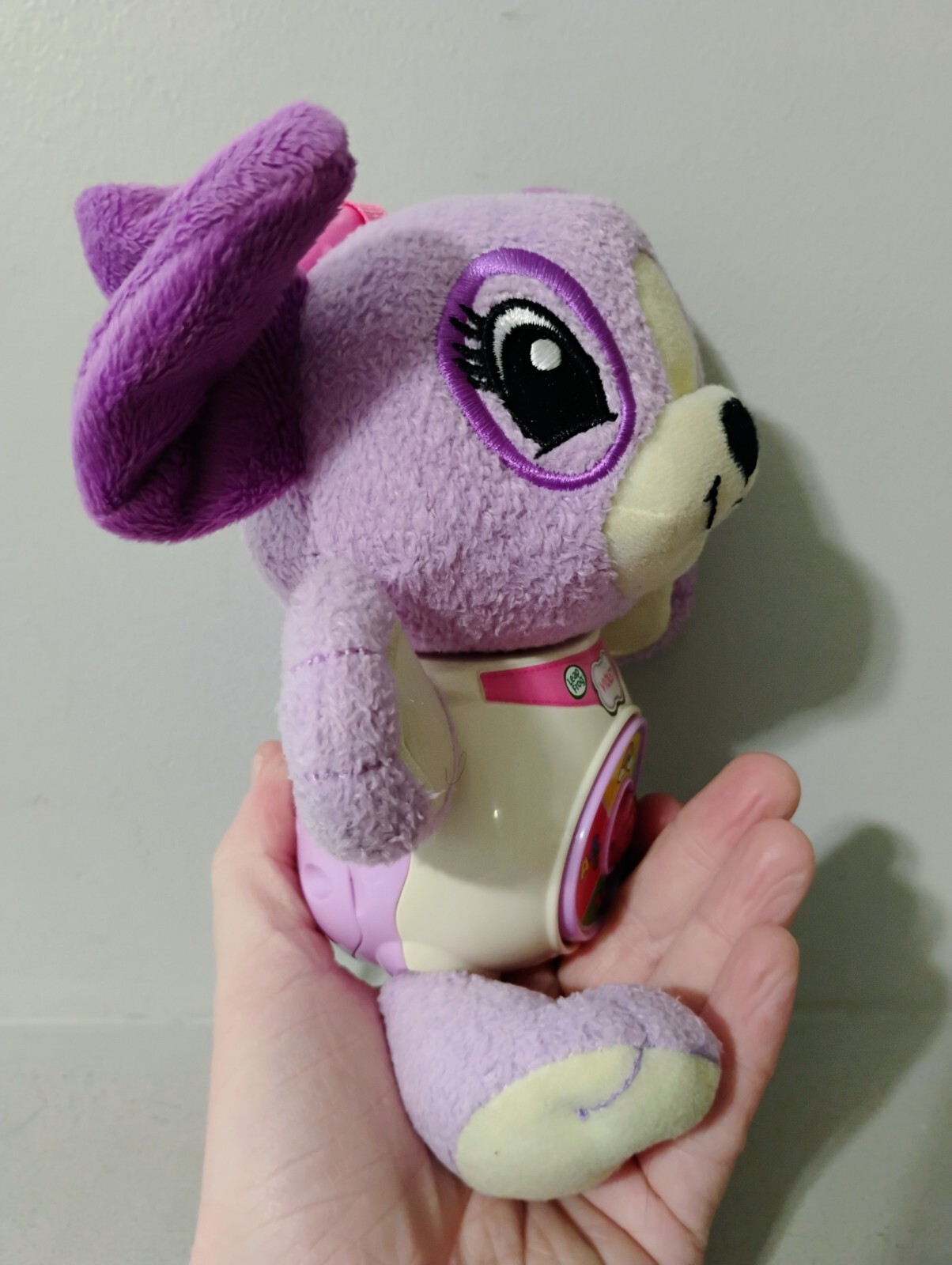 Leap Frog Sing & Snuggle Violet Purple Puppy Musical Interactive Plush Toy WORKS