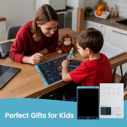 12 Inches LCD Writing Tablet for Kids and Adults – Reusable,Erasable Blue