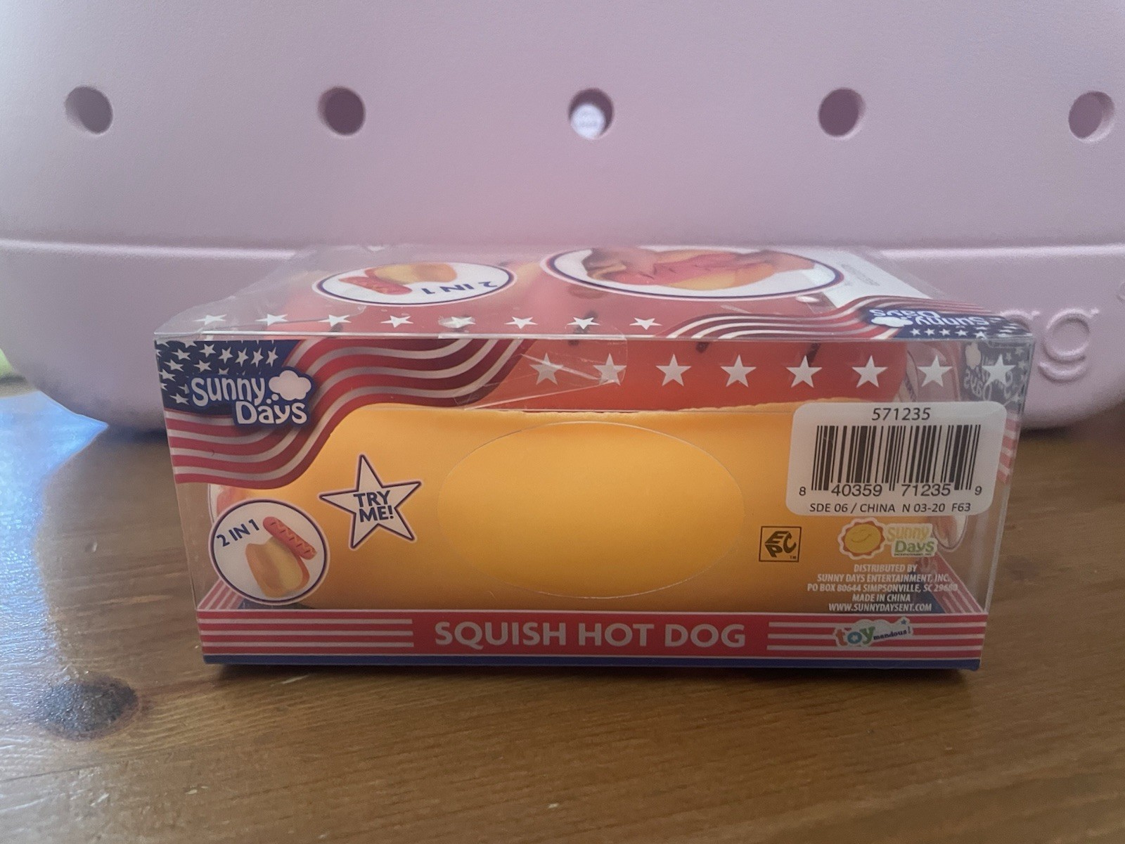 Sunny Days Squish Popsicle Hot Dog Ice Cream Sandwich Squeeze Toy