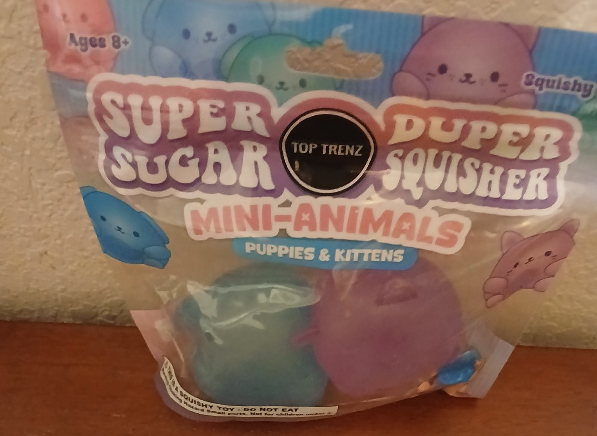 Super Duper Sugar Squisher Mini Animals puppies & kittens squishy Toy New