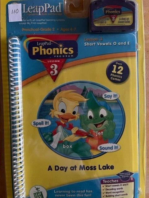 116 Leap Pad Phonics Lesson 3: A Day at moss Lake: Short Vowels O & E