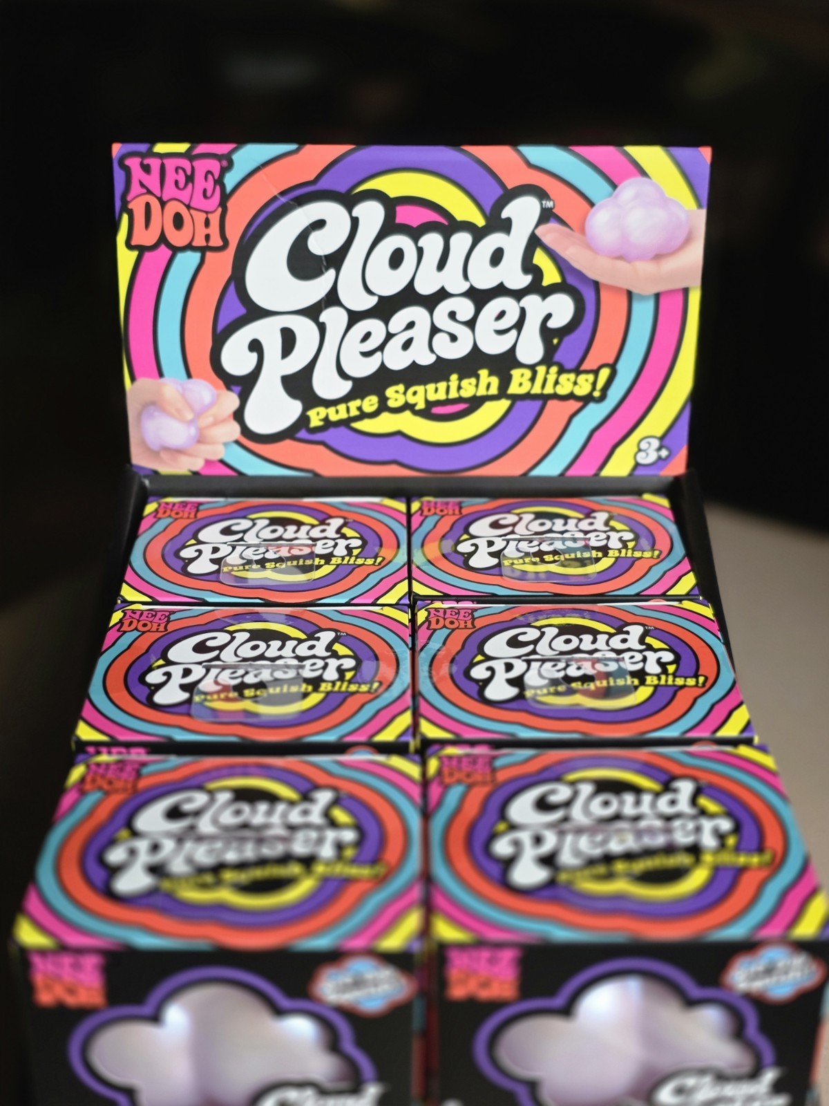 Lot of 12 Authentic NEW RELEASE Schylling Nee Doh Cloud Pleaser With Display