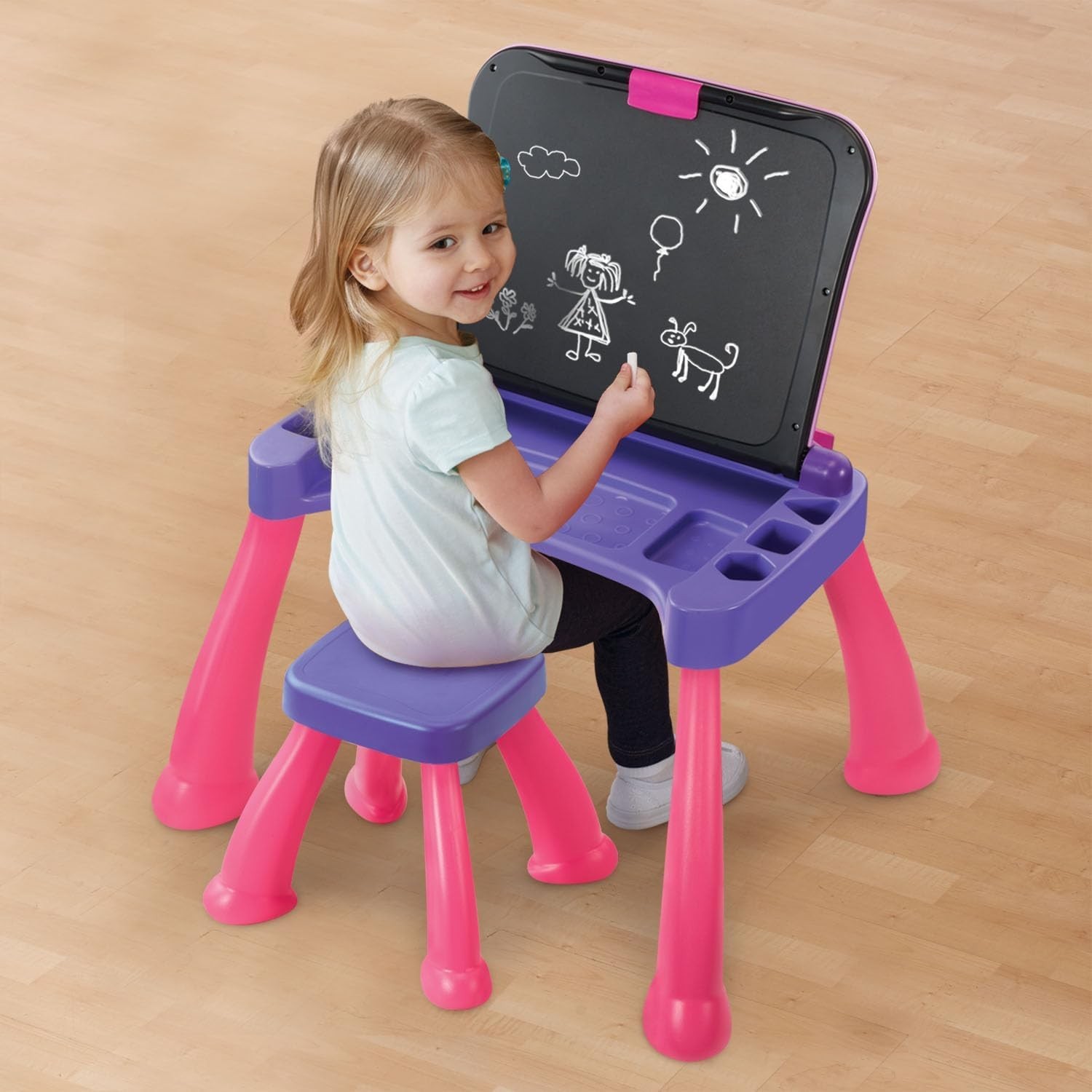 Touch and Learn Activity Desk Deluxe, Pink