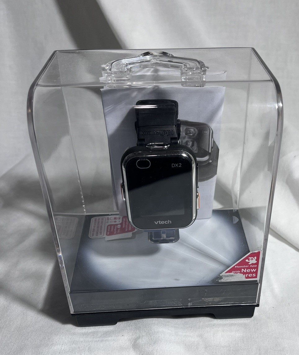 VTech 80-193808 Kidizoom Smartwatch DX2 Smart Watch – Black open box