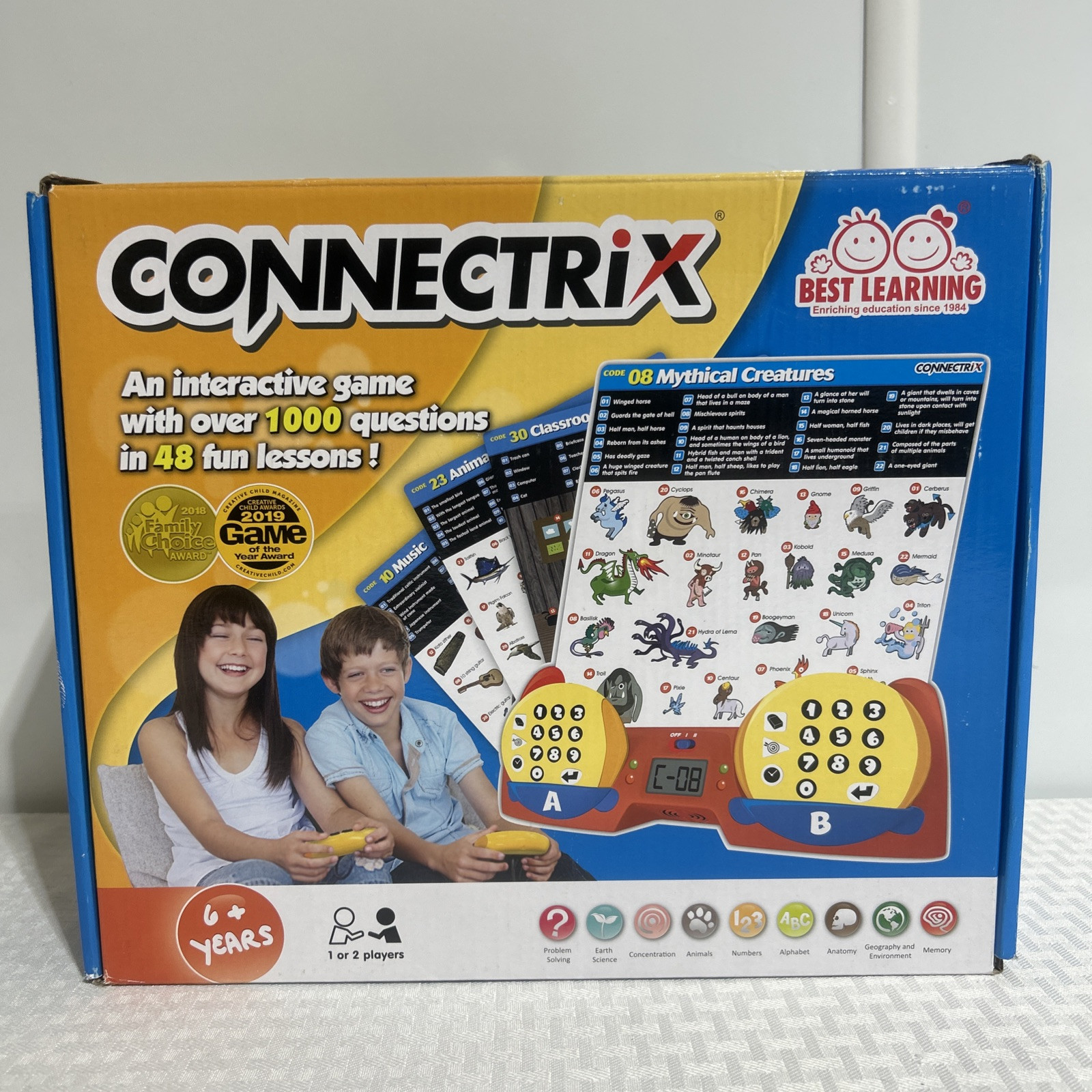 BEST LEARNING Connectrix – Educational Matching Game for Kids Ages 6 Years an…