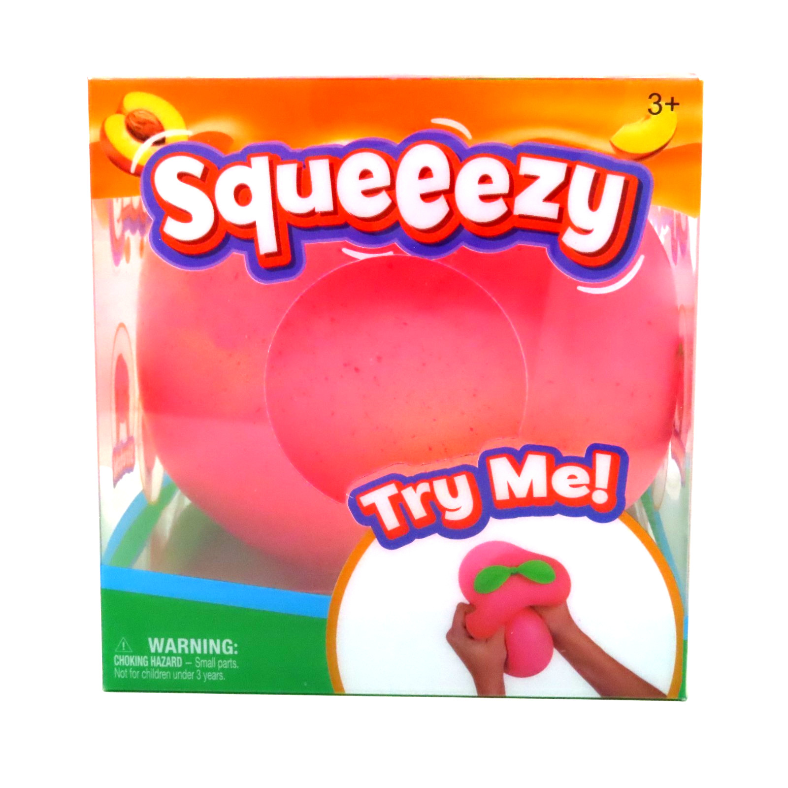Sunny Days Jumbo Squeezy Peach Squishy Toy 🍑 Stress Relief Sensory Fidget NEW
