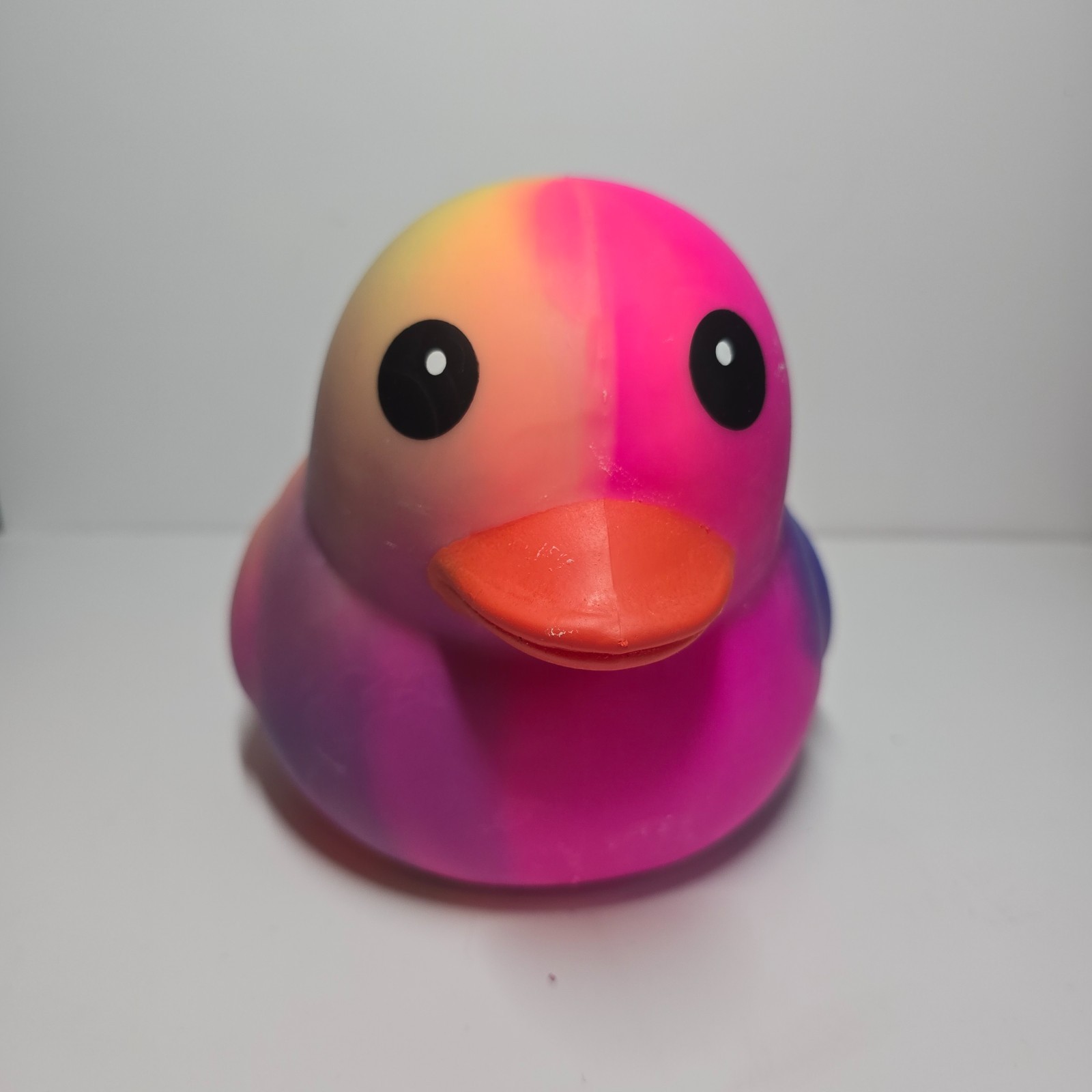 Sunny Days Jumbo Squeezy Duck – Tie-Dye Squishy Stress Relief Toy – New RARE