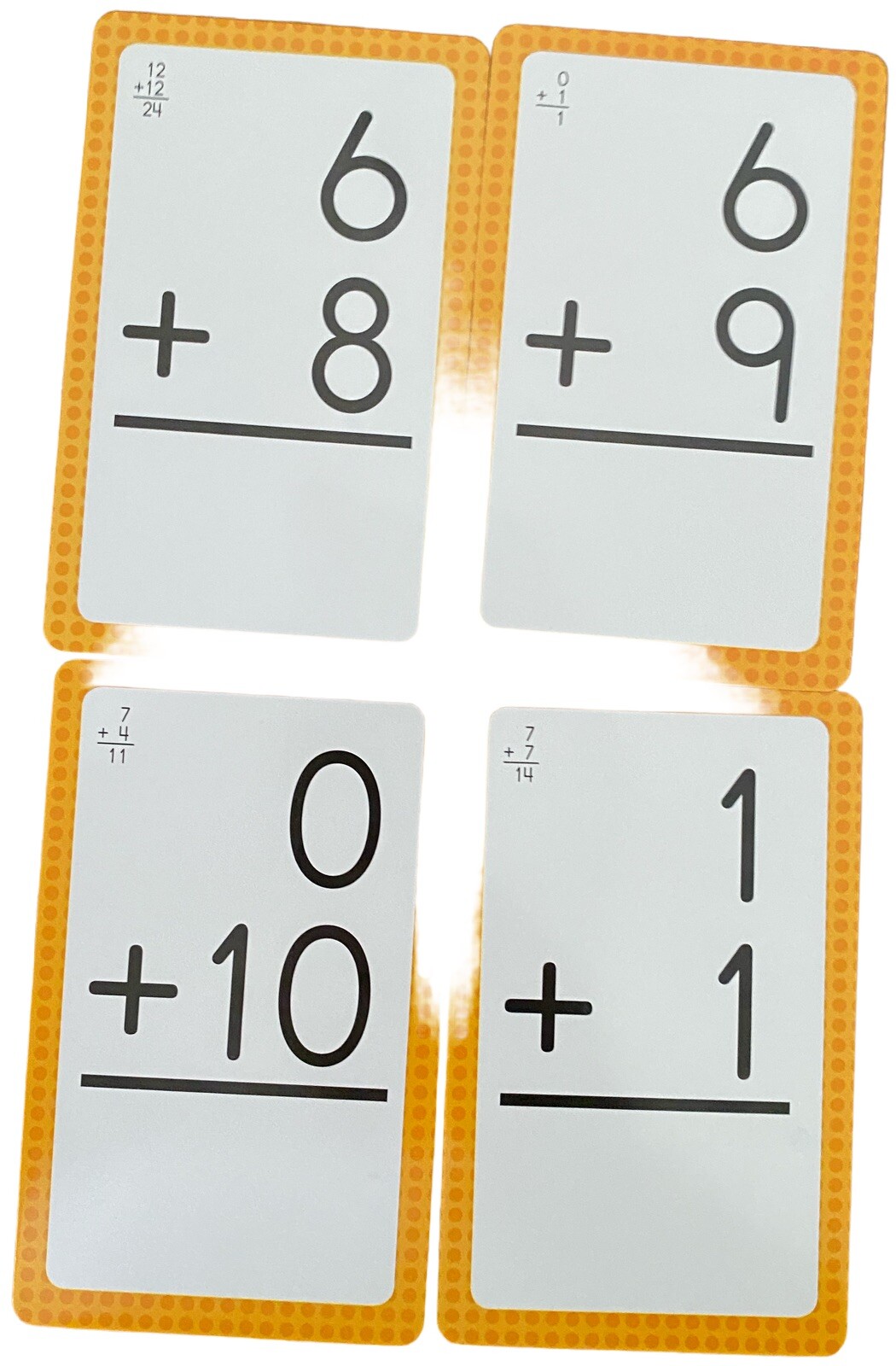 Carson Dellosa 3-Pack Math Flash Cards for Kids Ages 4-8, Addition Subtraction