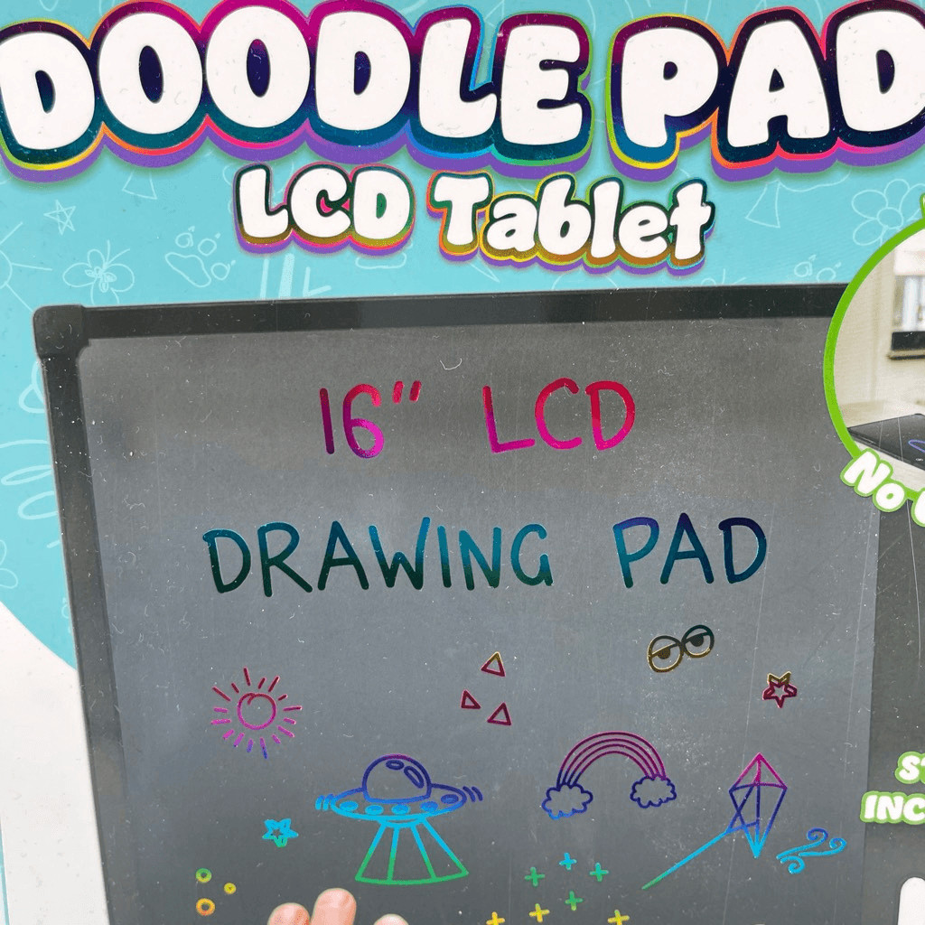G Kidz Gabba Kidz Doodle Pad LCD Tablet 16” Drawing Writing Board Kids New