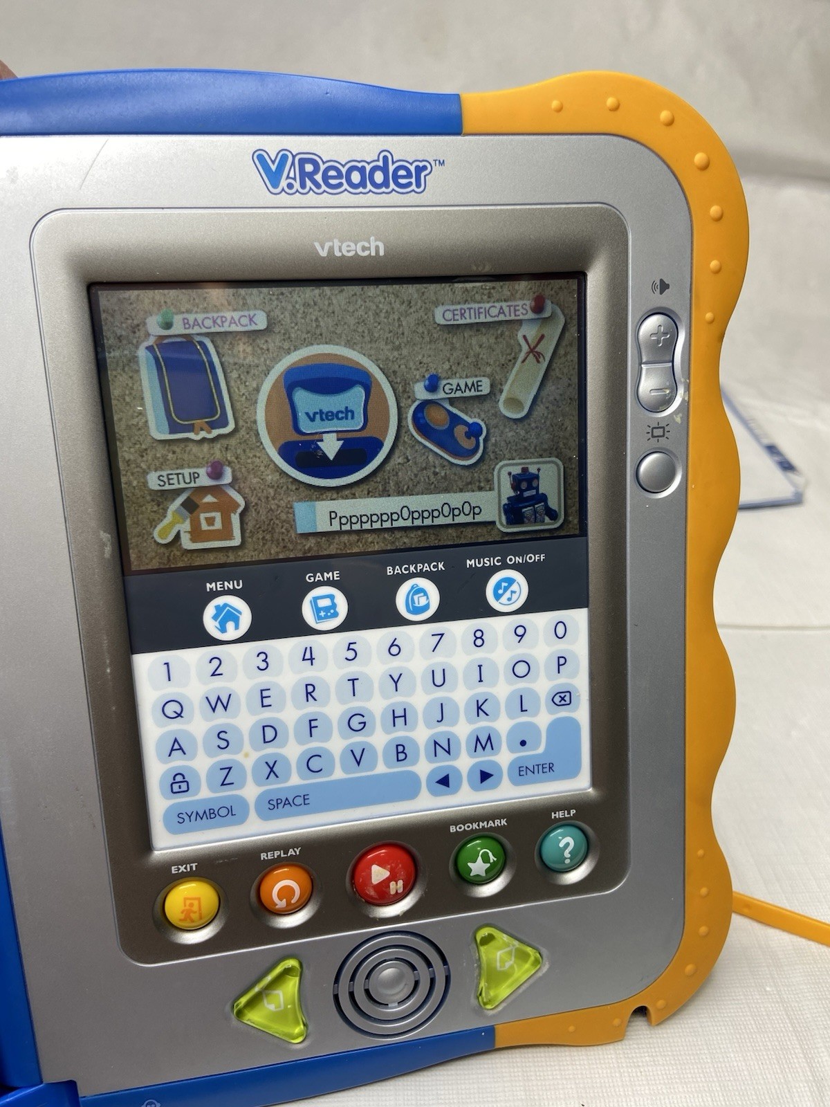 Vtech V.Reader Interactive Learning E-reading System Bundle 3 Games Working Pen