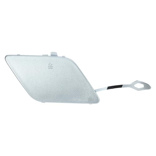 ACROPIX Front Side Car Bumper Tow Hook Cover Tow Cover Cap Diamond Silver Fit