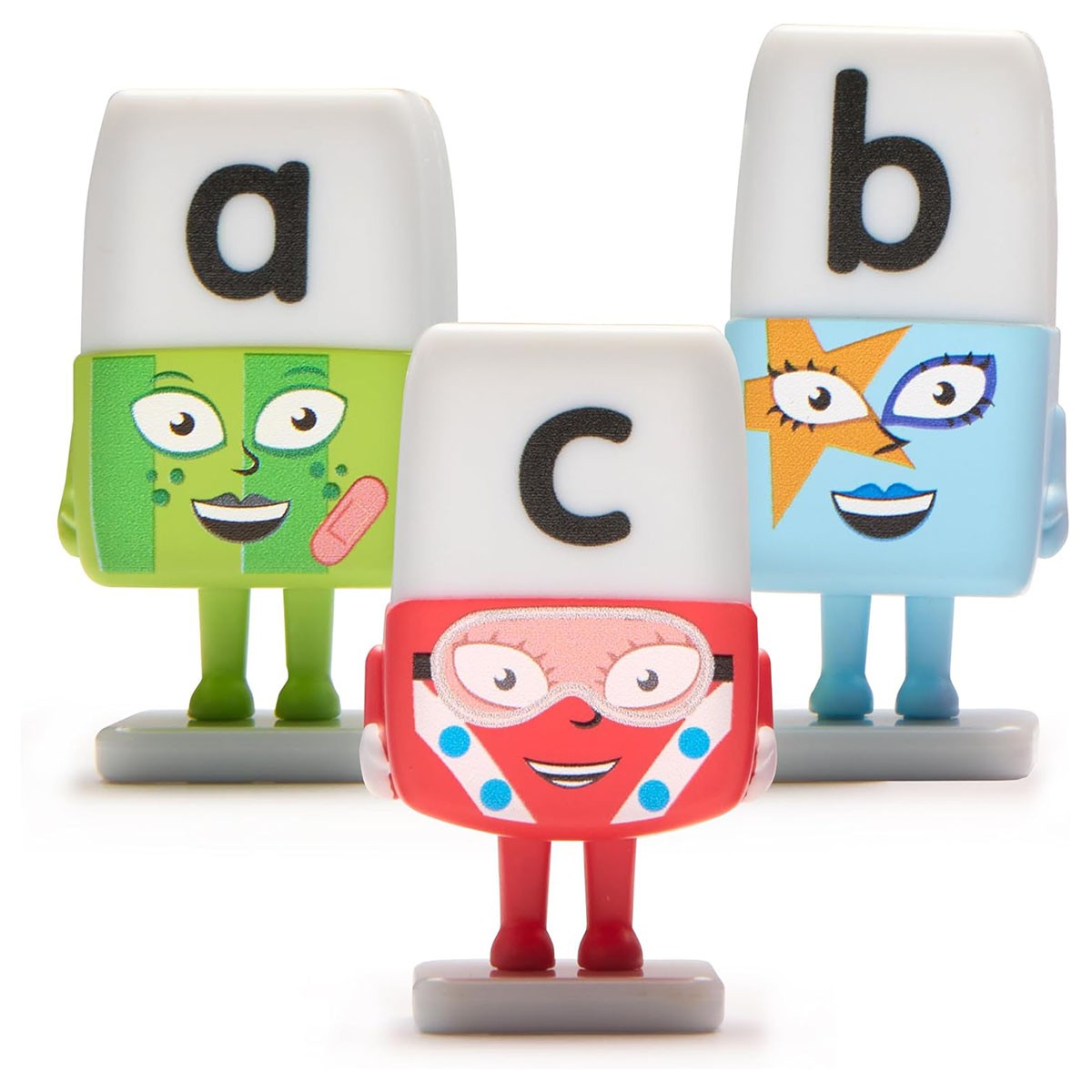 ALPHABLOCKS – Alphabet Character Playset Fun Way to Learn to Read Activity Book
