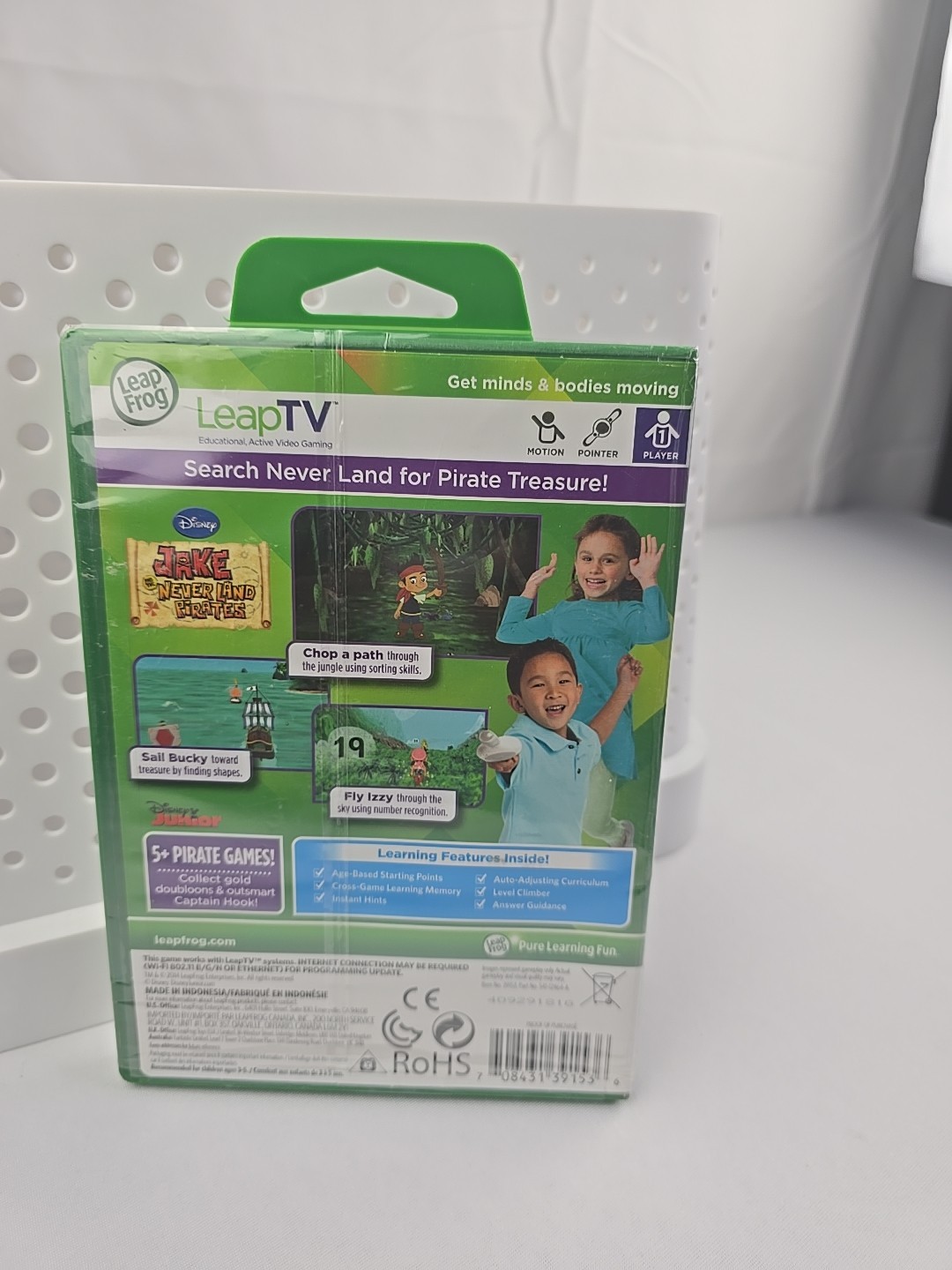 Leap Frog Learning Game Jake & The Neverland Pirates Age 3-5 LeapTV Mathematics