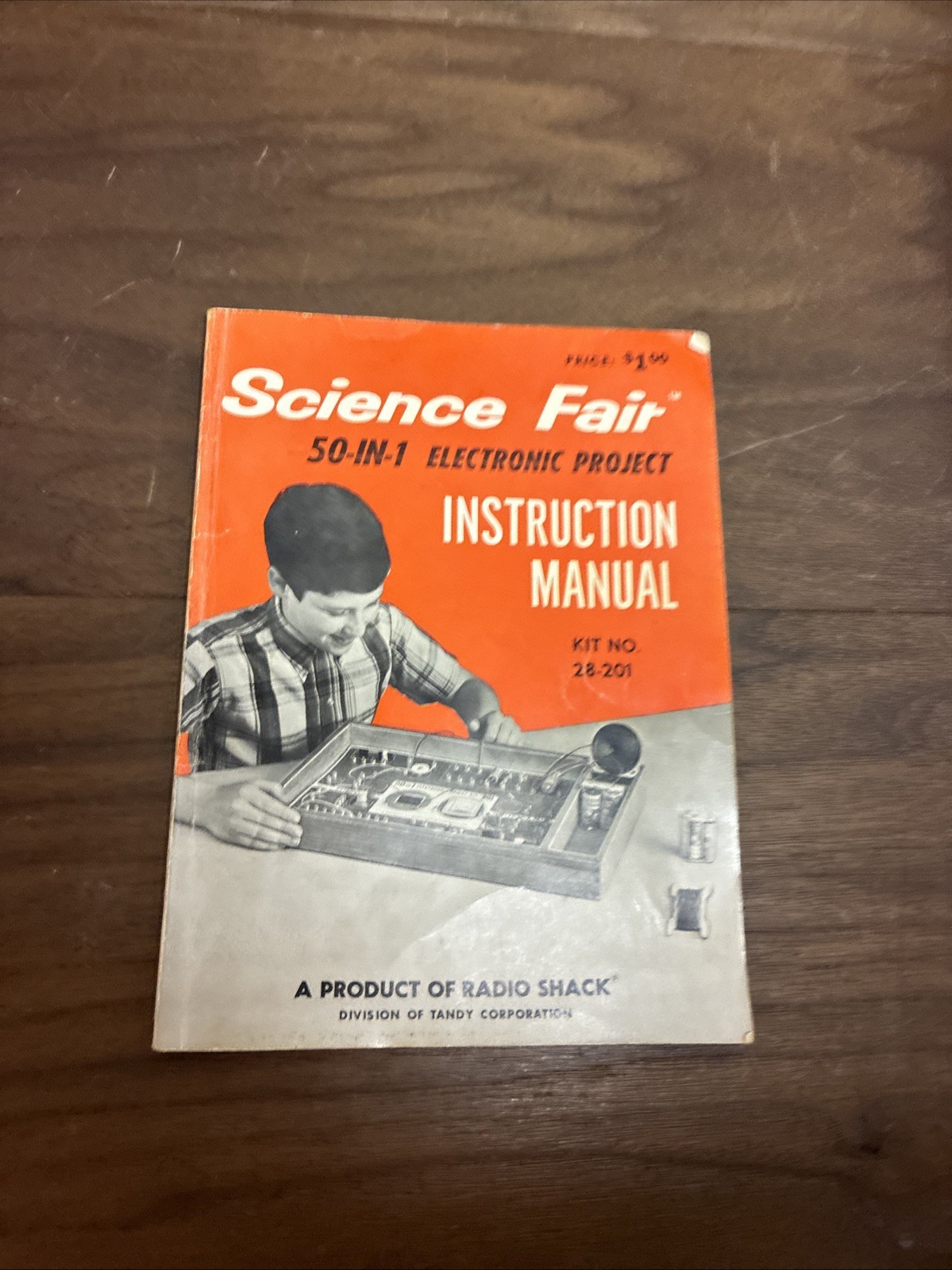 Vintage Radio Shack Science Fair Electronic Project Kit #201 1967 UNTESTED