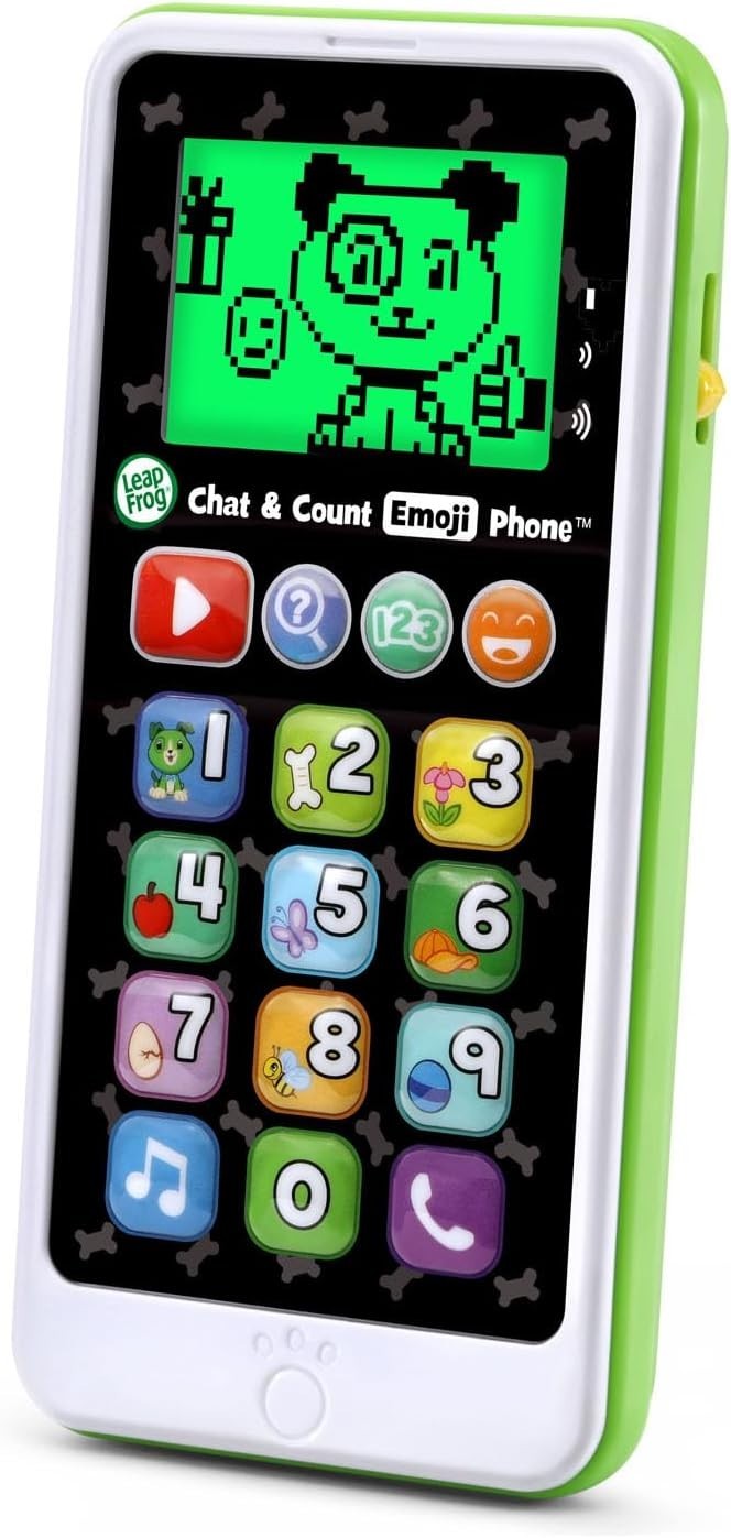 Chat and Count Emoji Phone, Green