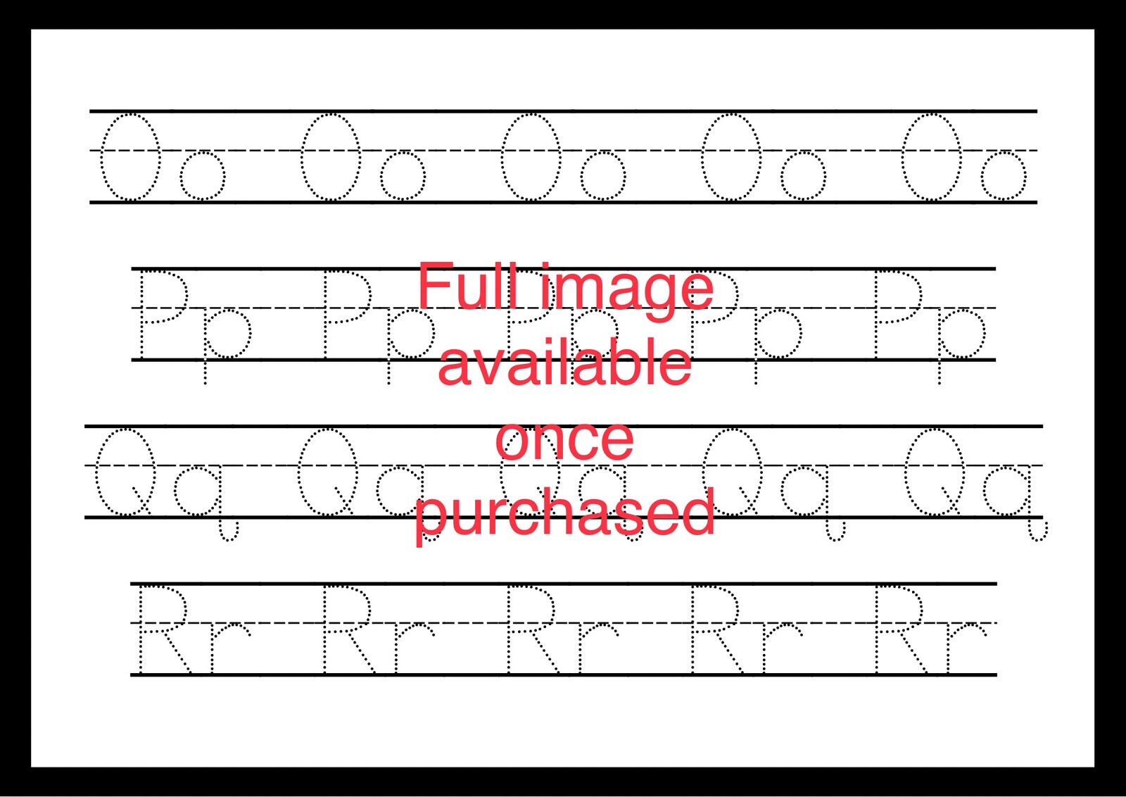 Learn English Alphabet Tracing | Digital Educational Worksheet | 7 Pages | A – Z