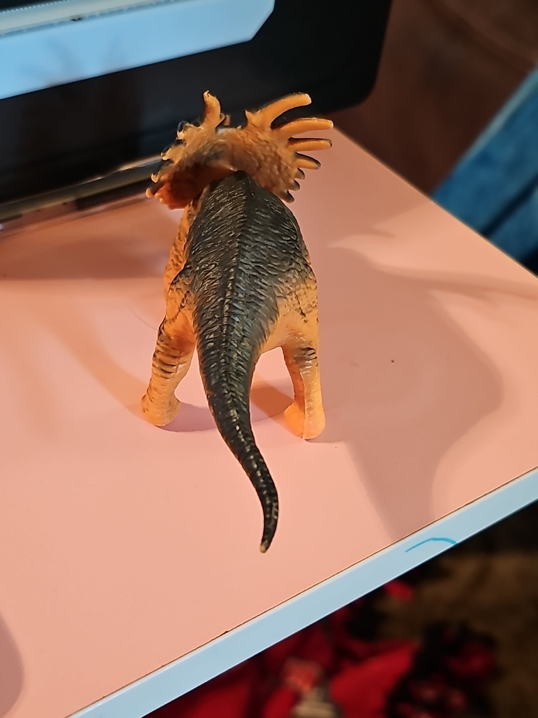 Unbranded Green/ Orange Styracosaurus- 5 Inches, 2.5 Inches