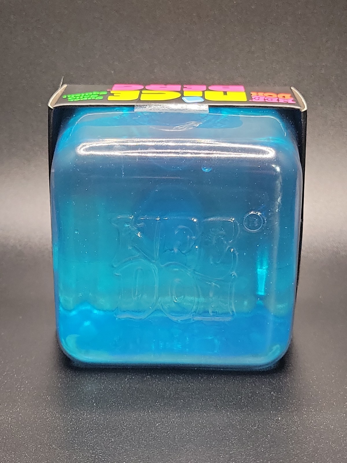 New NeeDoh Nice Berg Blue XL Giant Nee Doh Solid Squish Cube Ice Block🧊