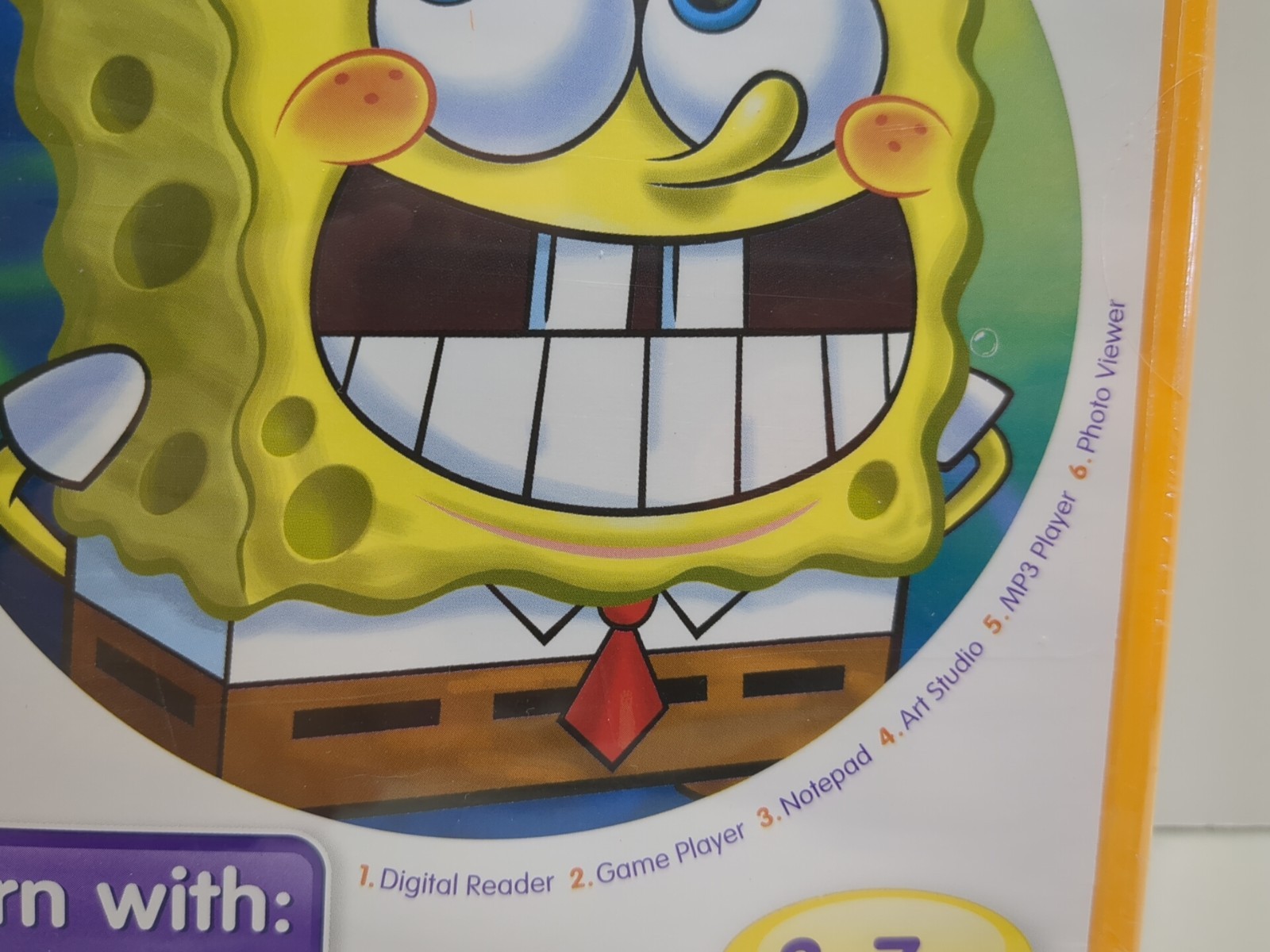 Vintage Fisher Price iXL SpongeBob SquarePants Learning Game Disc Software NEW