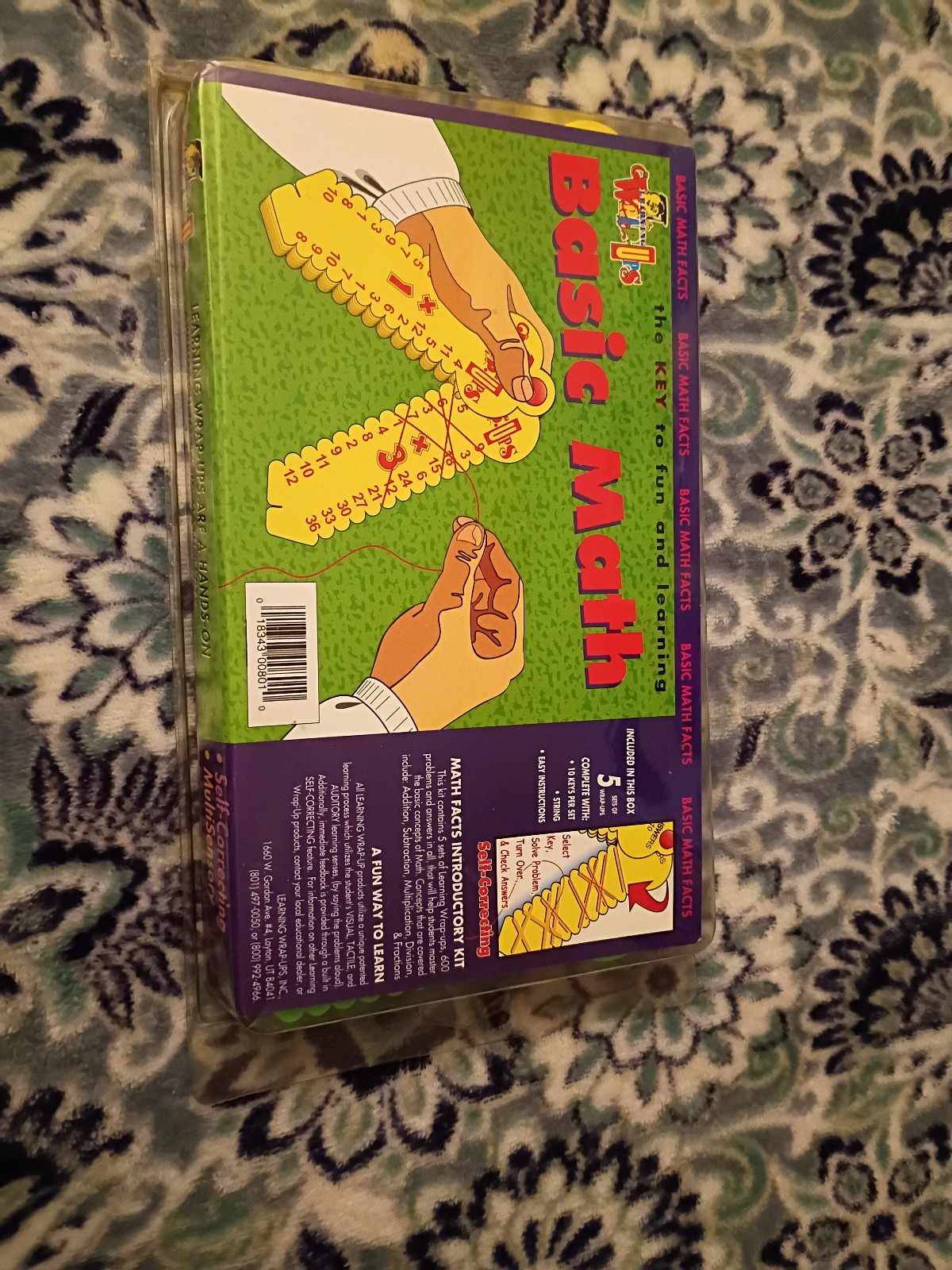 “Learning Wrap-Ups for Basic Math Facts” Complete New In Clear Wrap Set Of Five