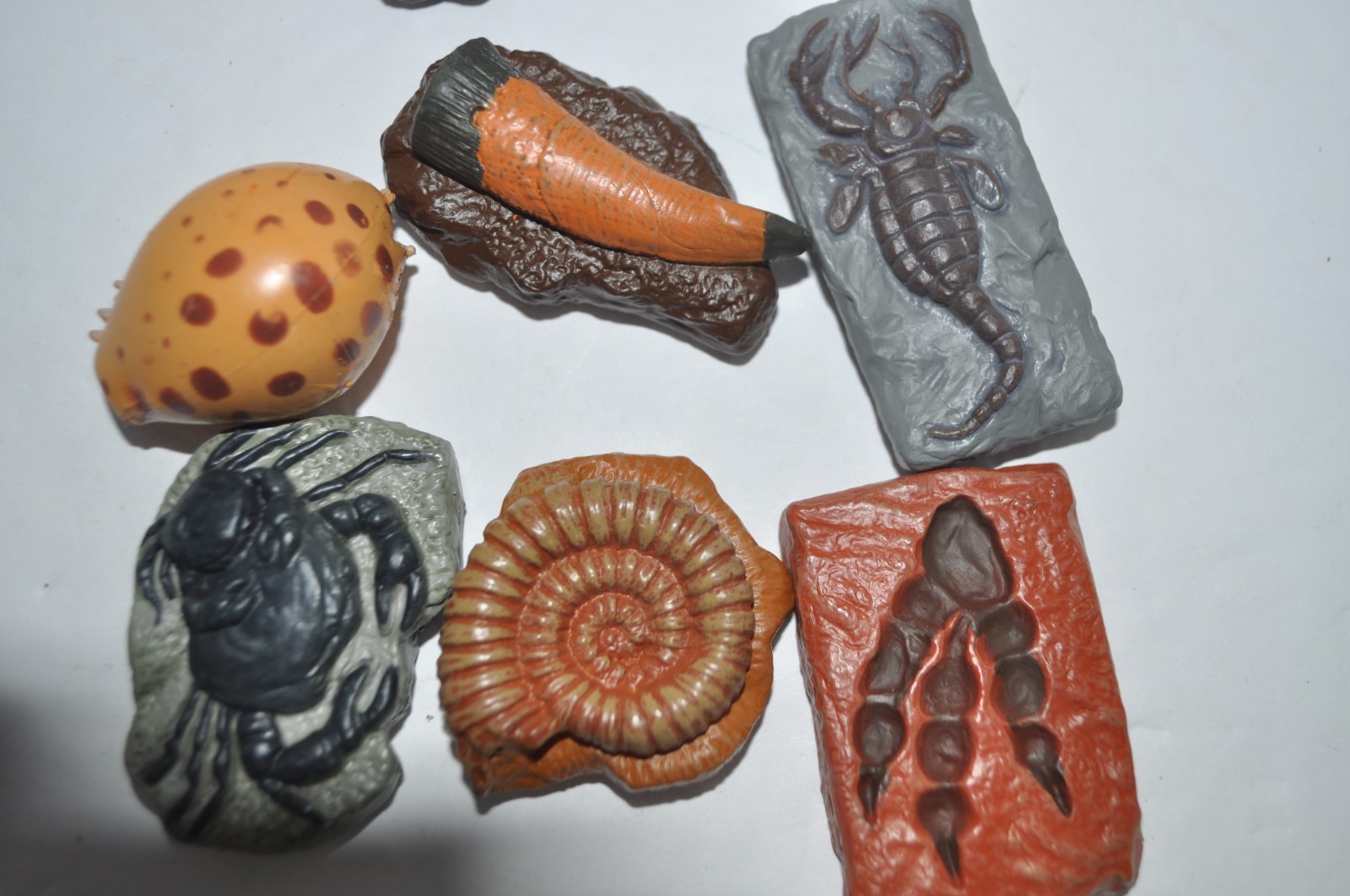 Safari Ltd Ancient Fossils Toob Miniature Collectibles 2009