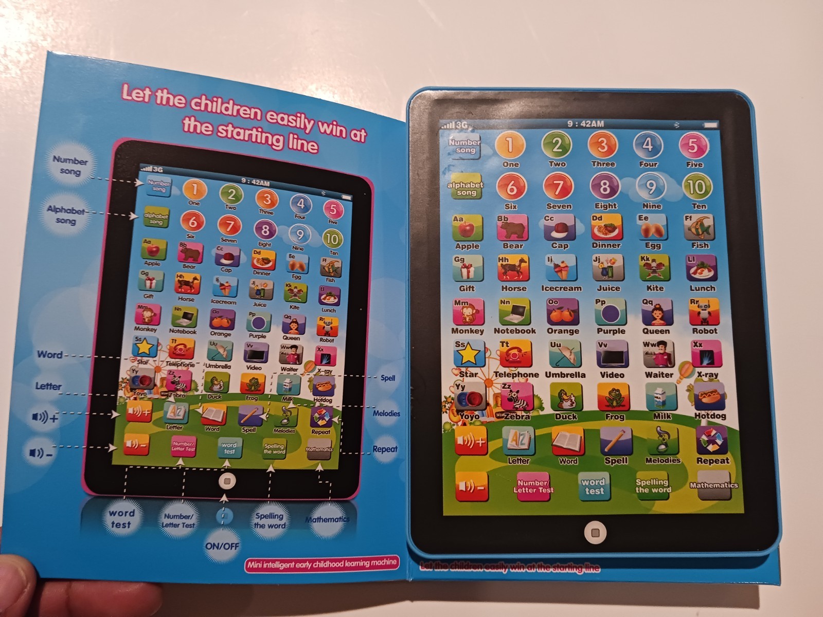 Mini Intelligent Childhood Learning Machine Tablet
